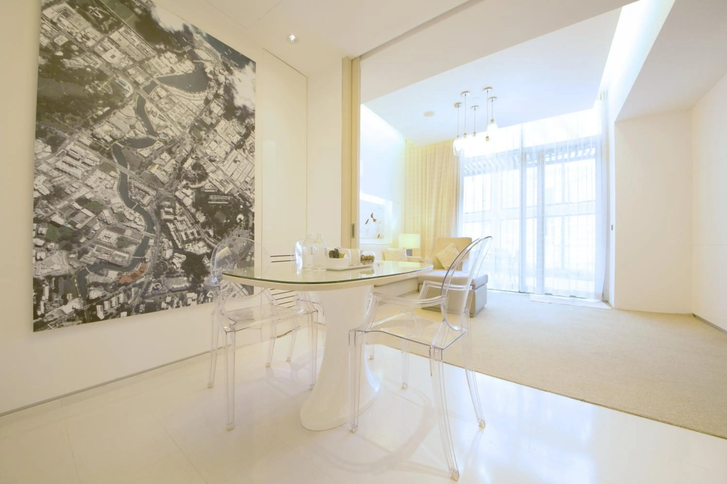 Living room in Grand Copthorne Waterfront