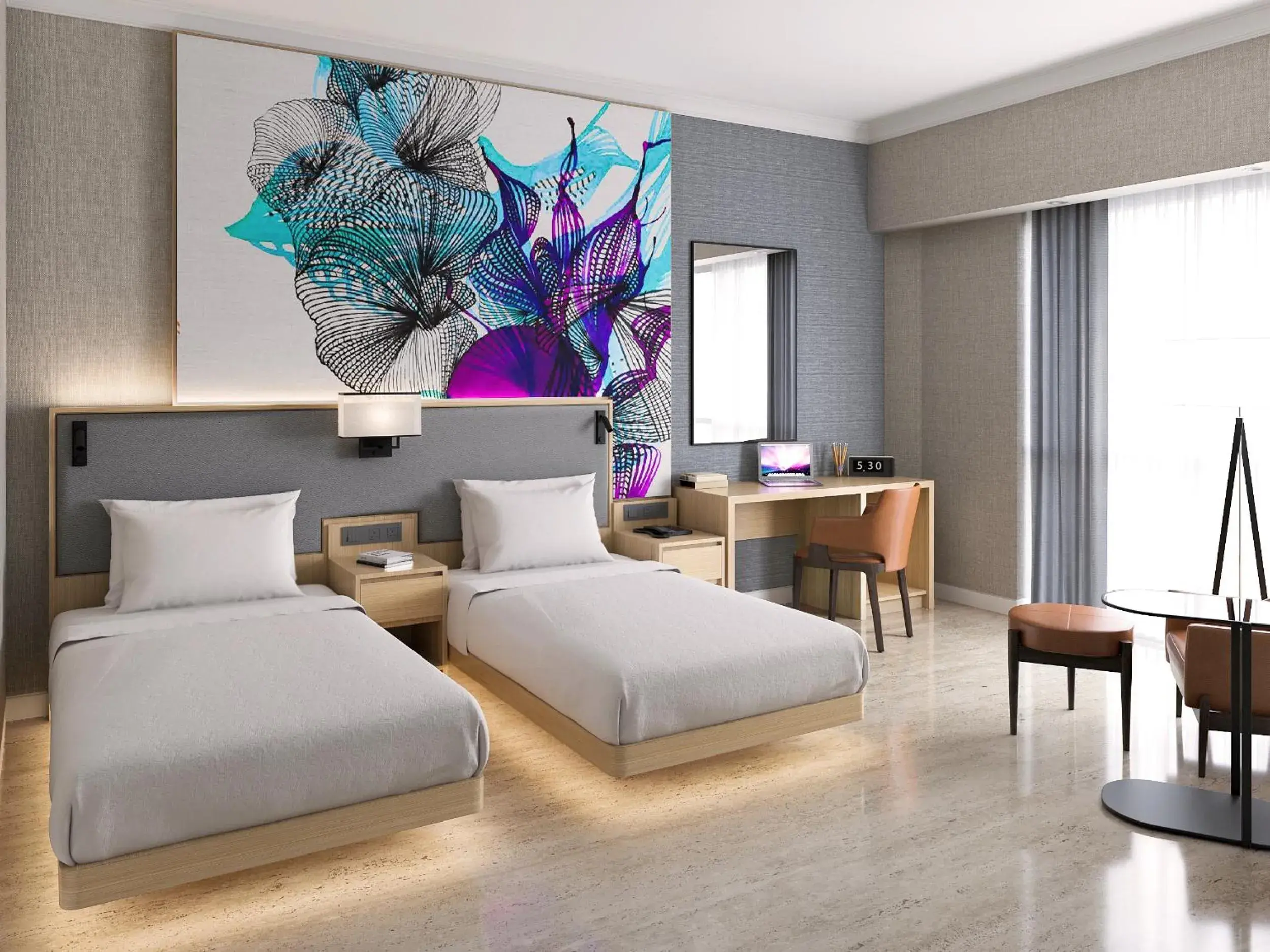 Grand Deluxe Waterfront Twin (Newly Renovated Room) in Grand Copthorne Waterfront Grand Deluxe Waterfront Twin (Newly Renovated Room) in Grand Copthorne Waterfront