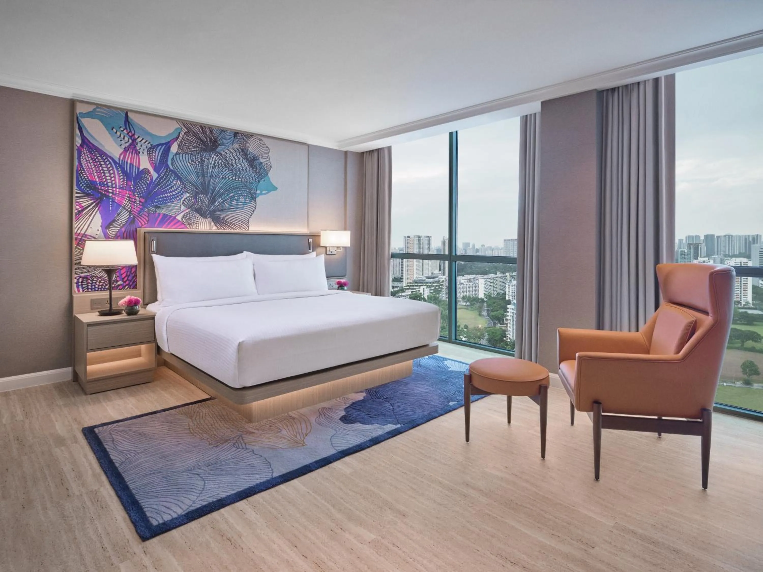 Bedroom, Bed in Grand Copthorne Waterfront