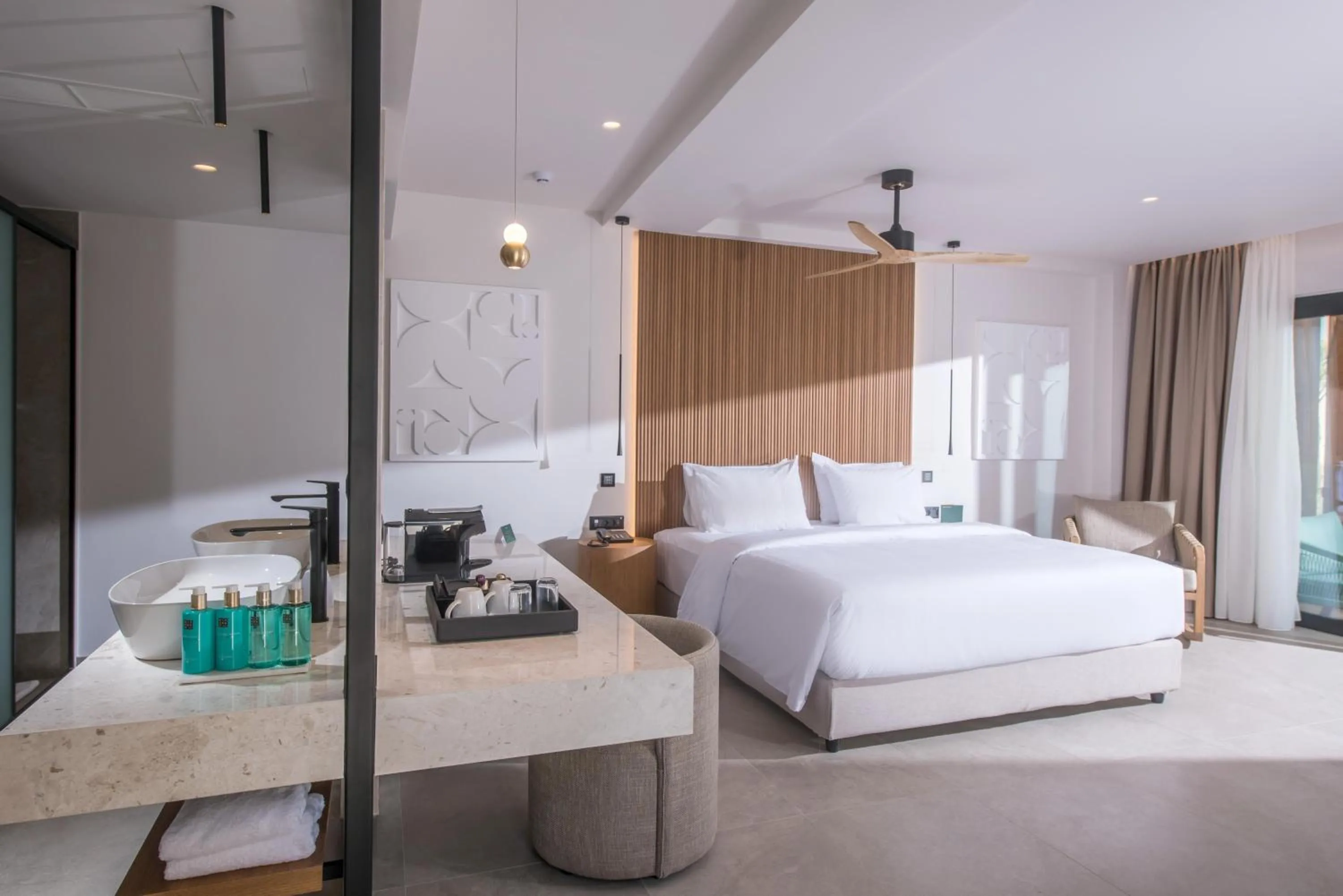 Photo of the whole room, Bed in Noble Hotel & Suites - Adults Only