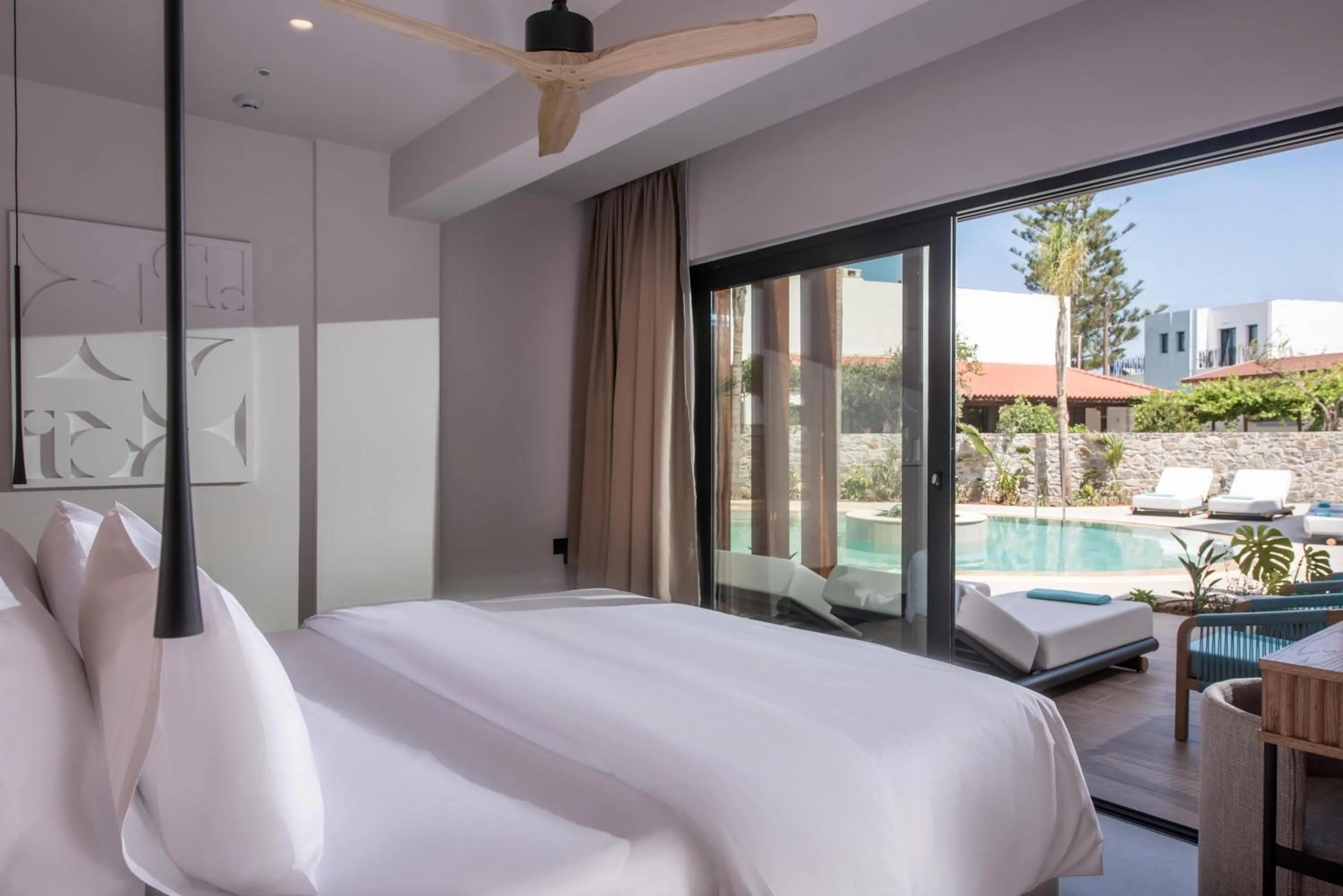 Photo of the whole room, Bed in Noble Hotel & Suites - Adults Only