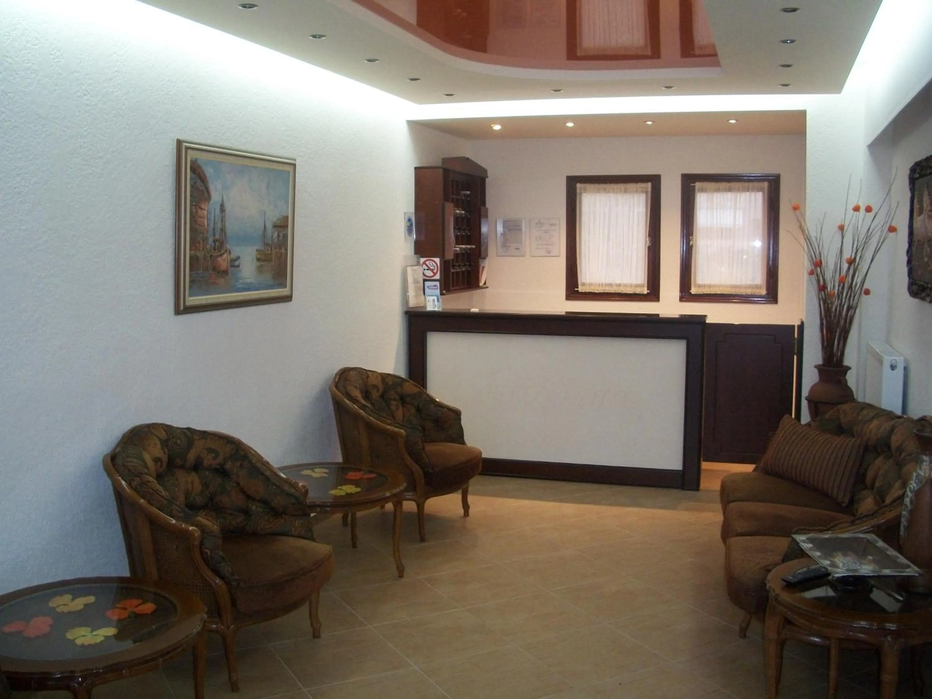 Lobby or reception in Hotel Filoxenia