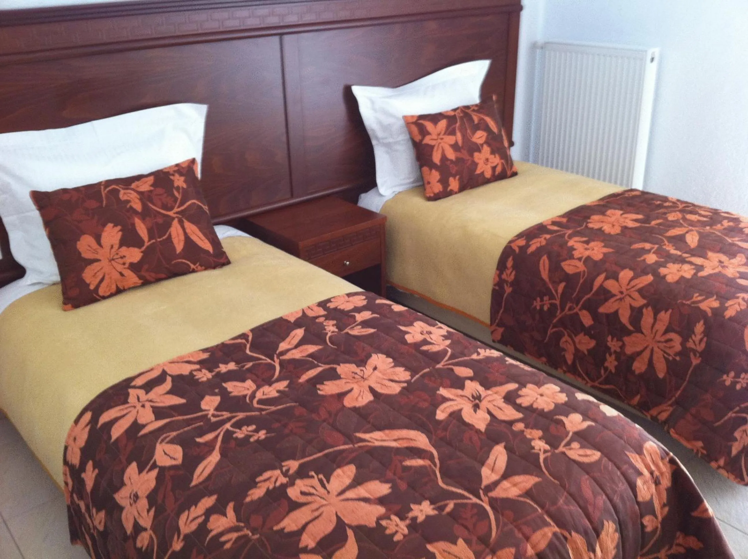 Bed in Hotel Filoxenia