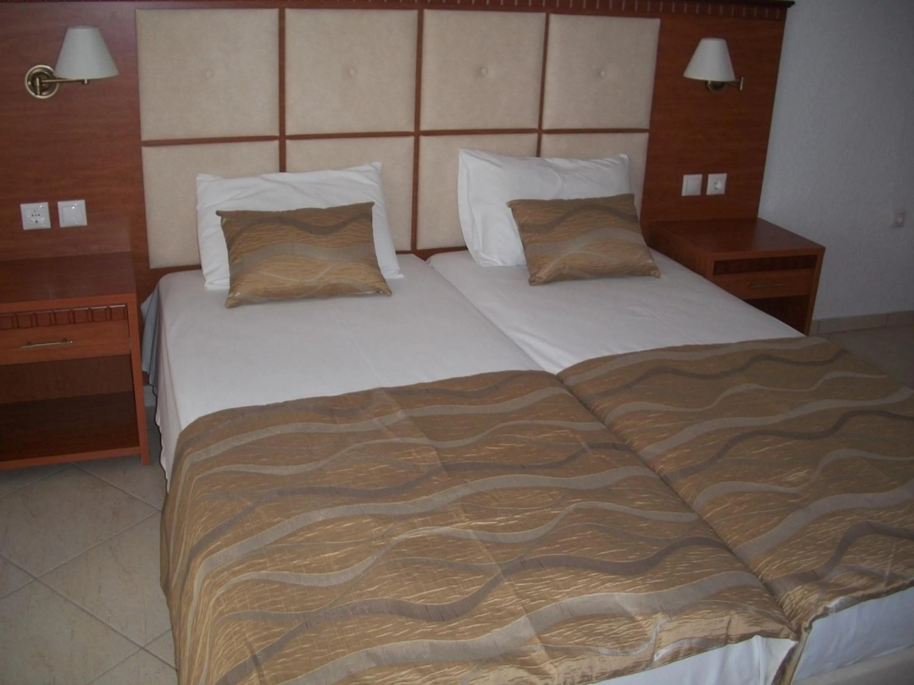 Bed in Hotel Filoxenia