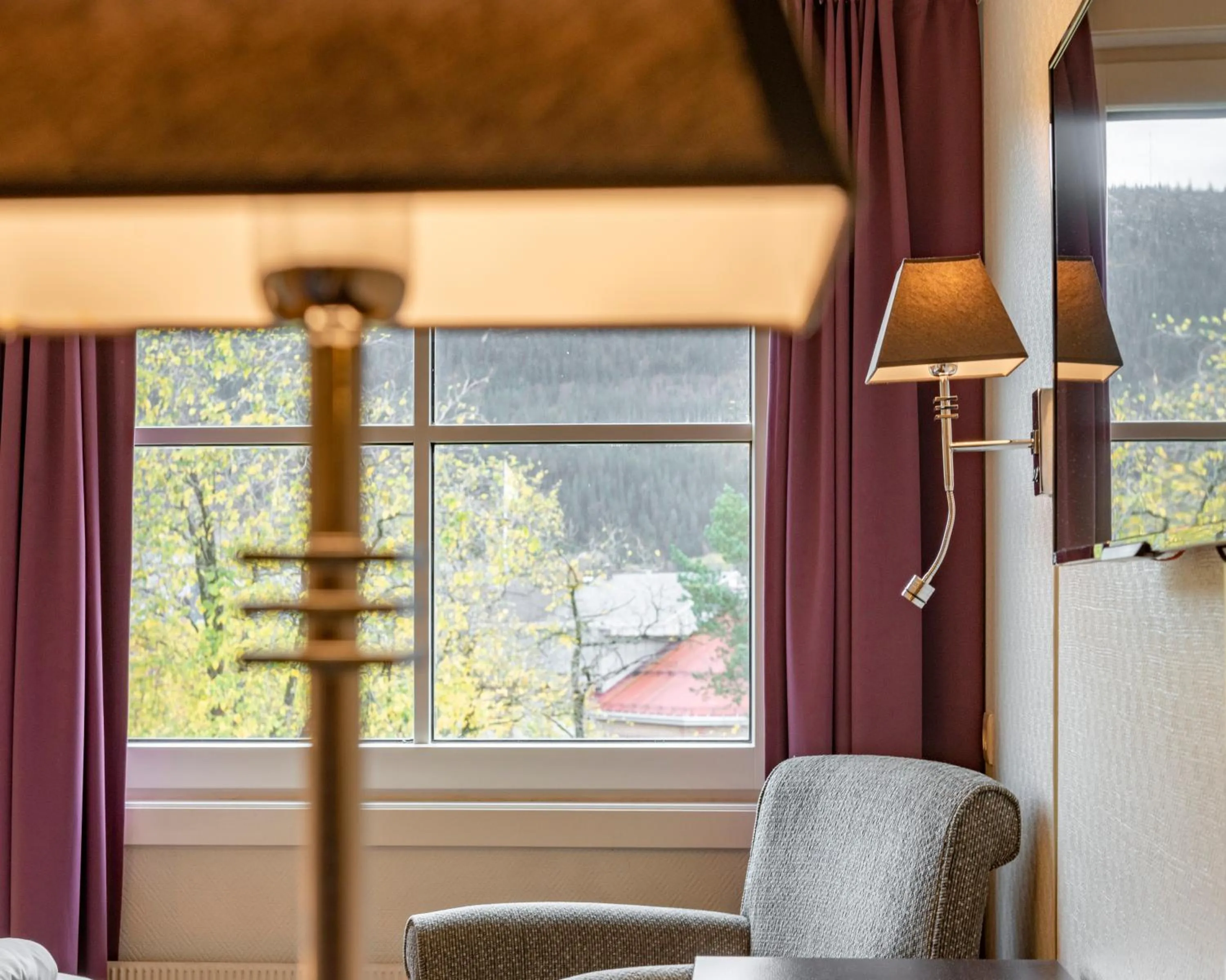 Seating area in Scandic Meyergården