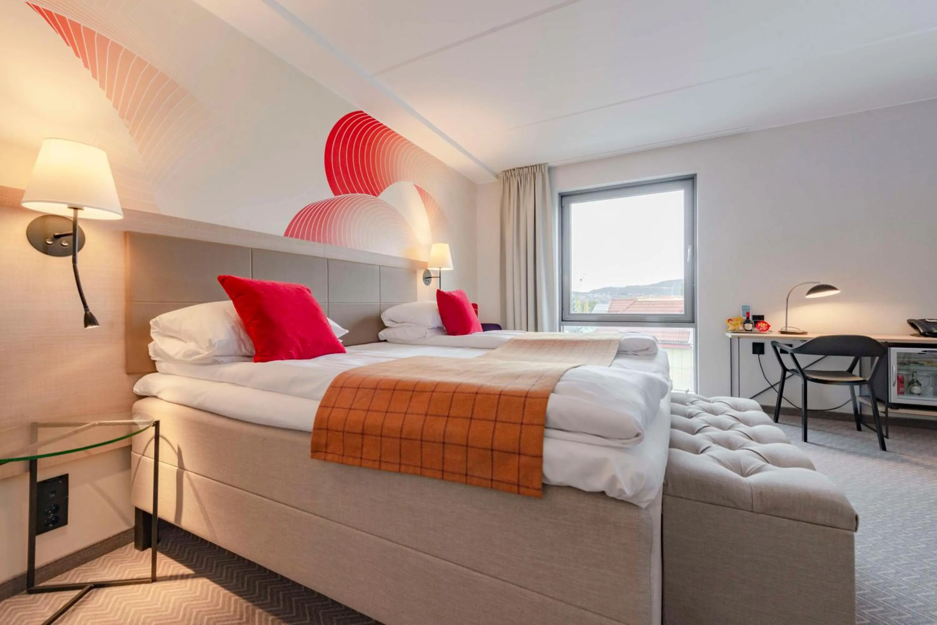 Bedroom, Bed in Scandic Meyergården