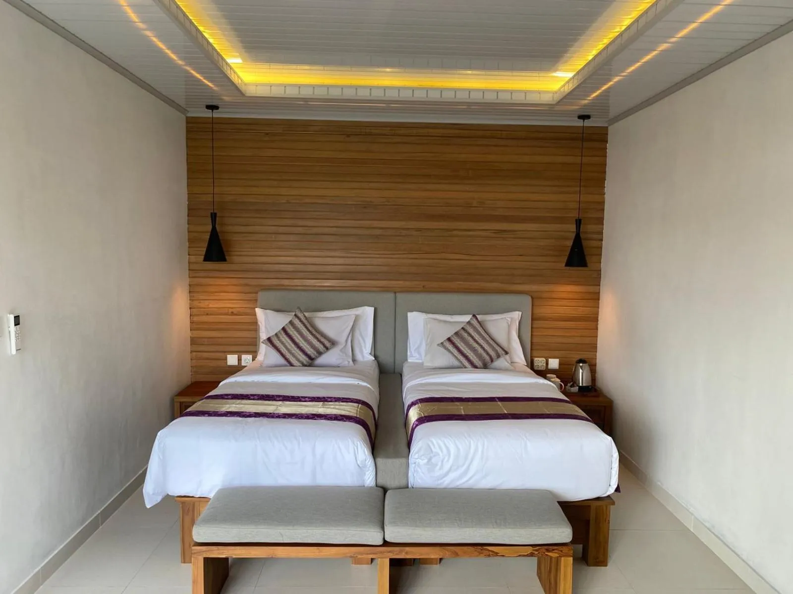 Bed in Hotel Arsa Santhi Nusa Penida