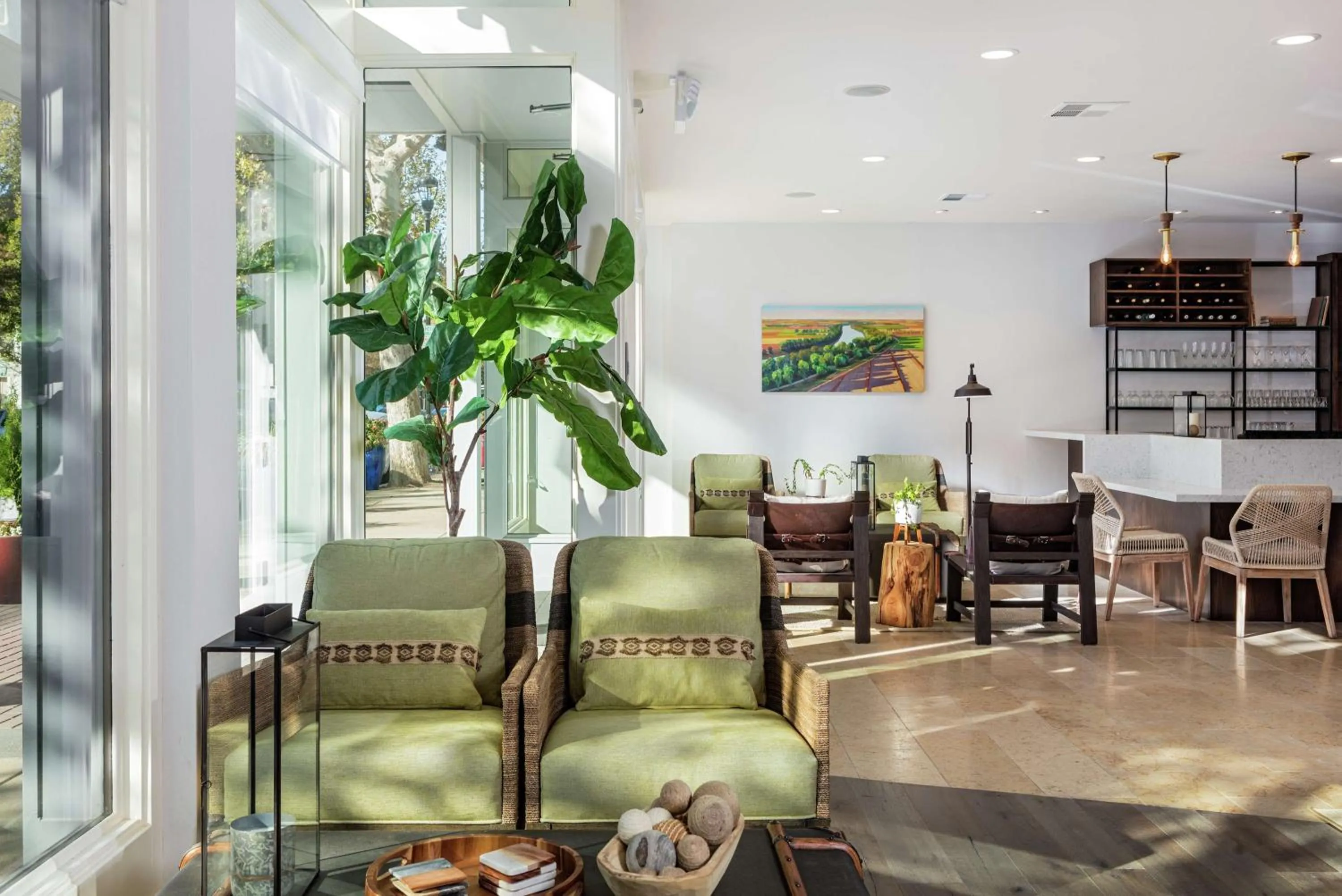 Lobby or reception in Hilton Garden Inn Davis Downtown