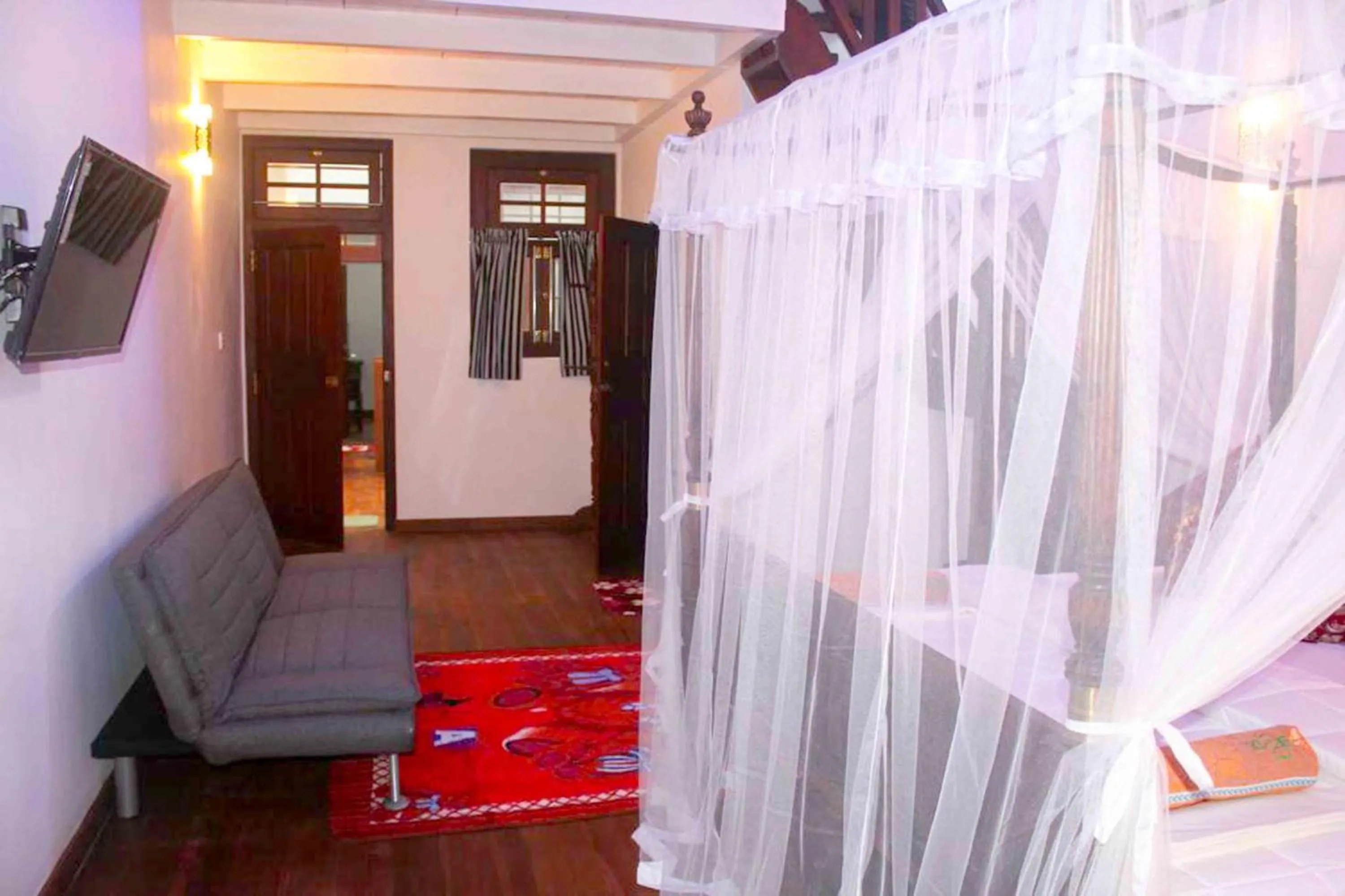 Bed in Dream Villa Galle Fort