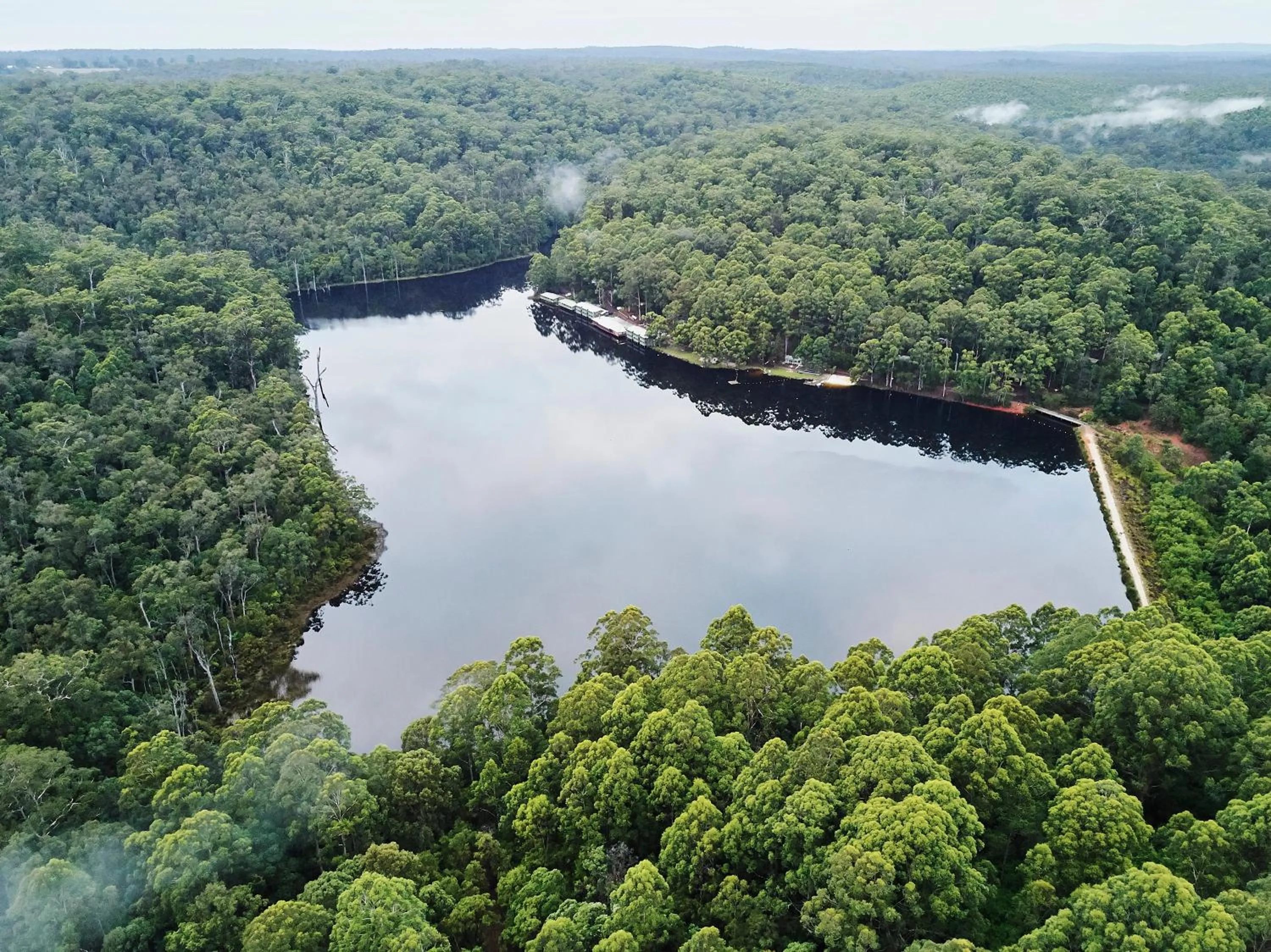 Lake view in RAC Karri Valley Resort