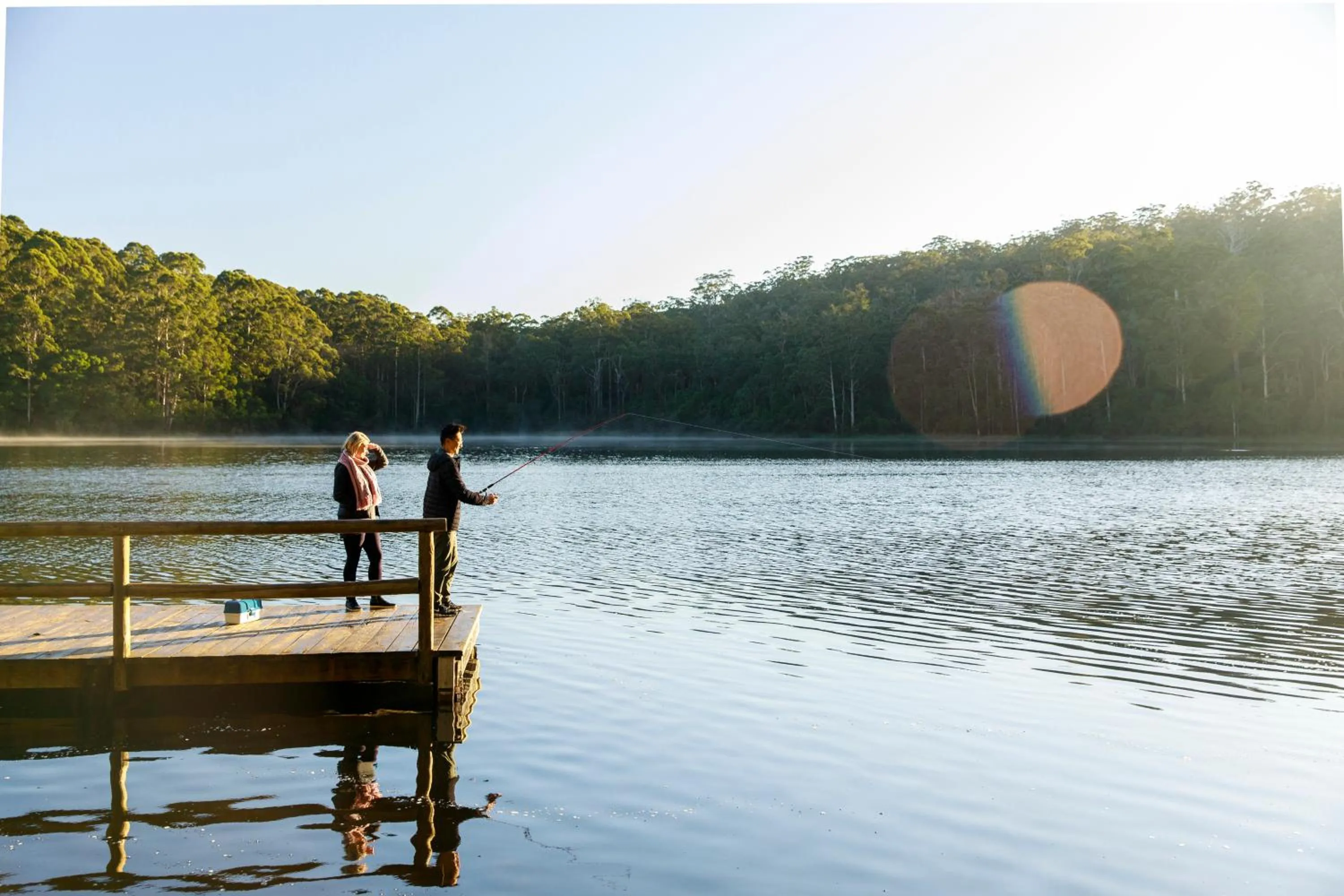 Lake view in RAC Karri Valley Resort