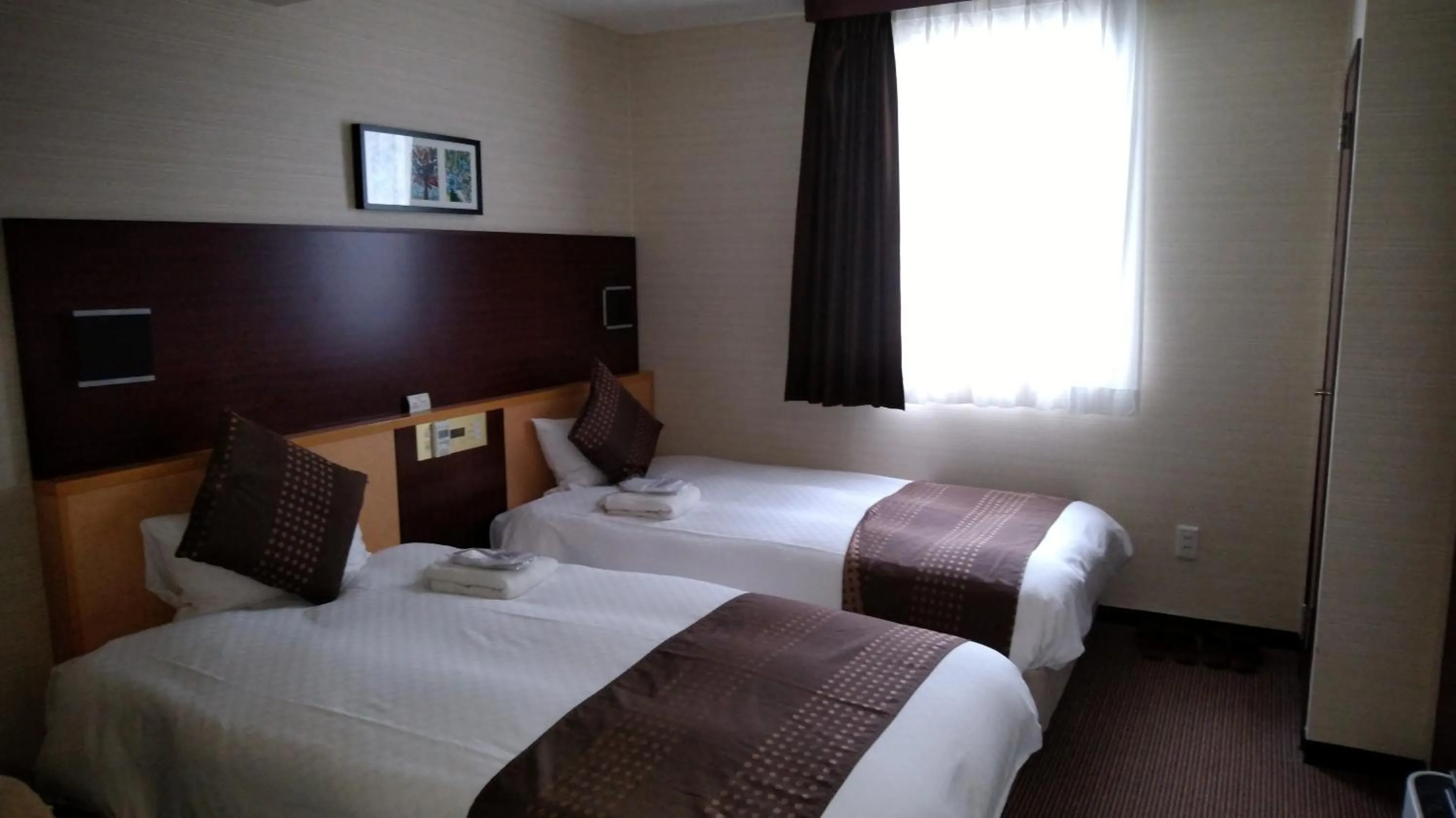 Photo of the whole room, Bed in Ueno First City Hotel