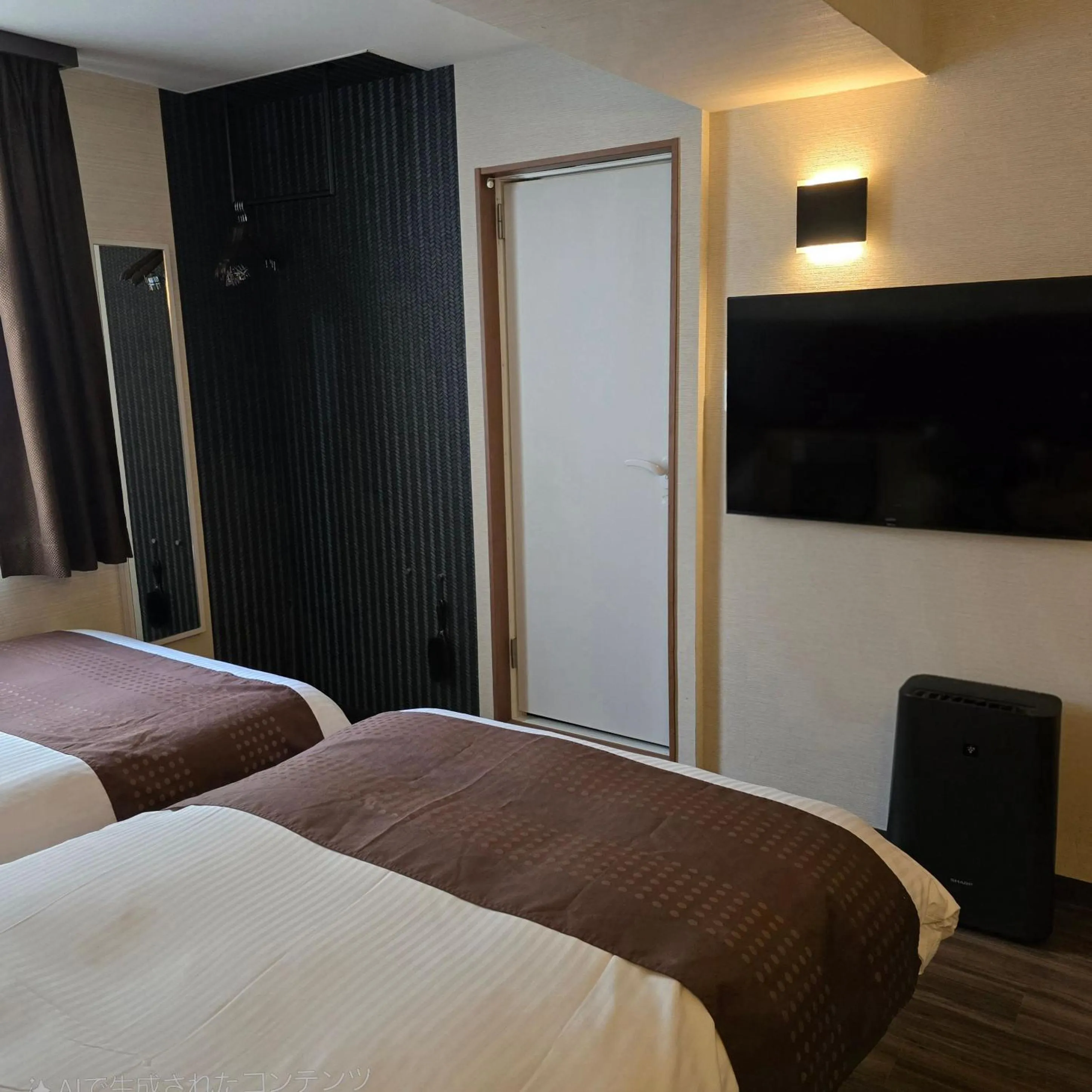 Photo of the whole room, Bed in Ueno First City Hotel