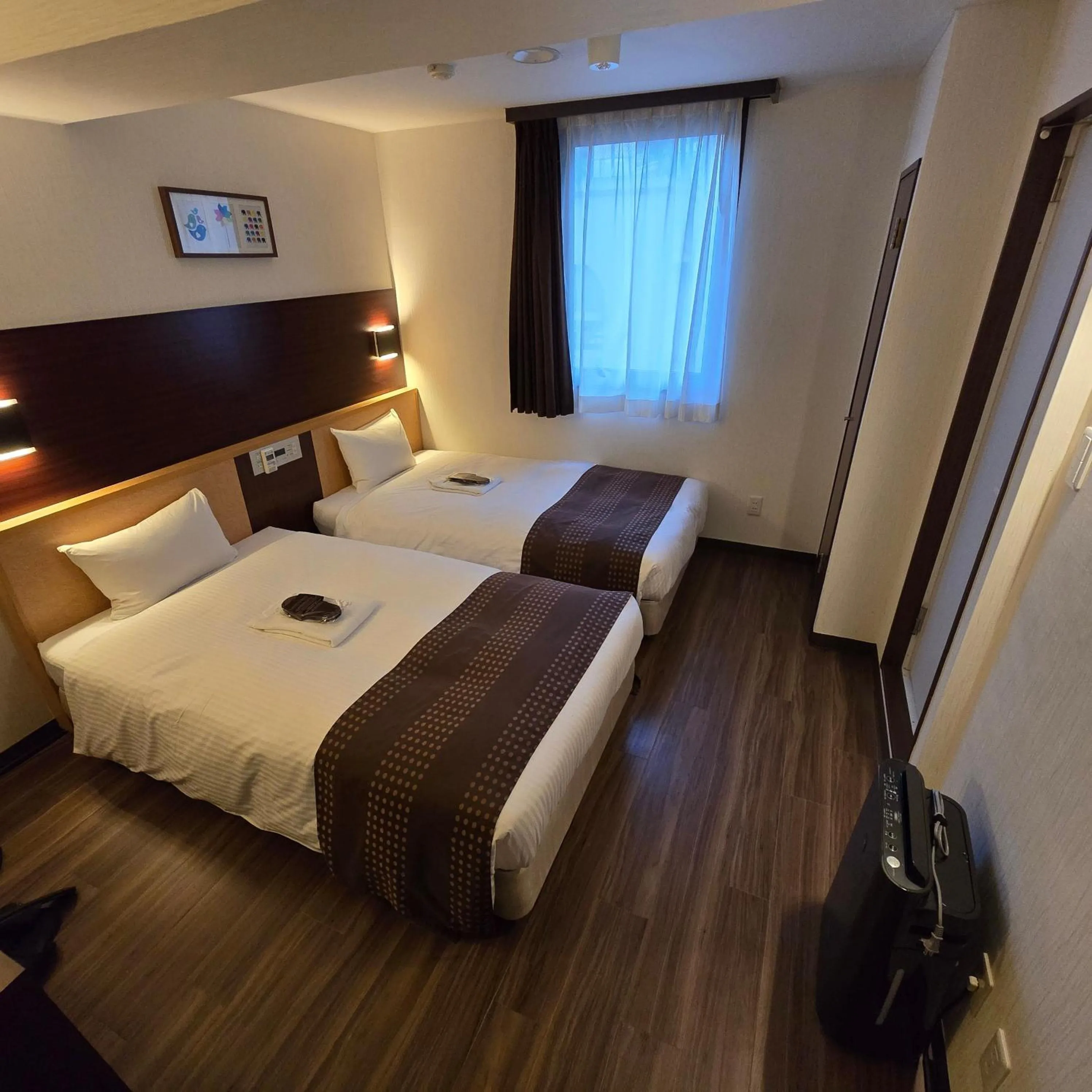 Photo of the whole room, Bed in Ueno First City Hotel
