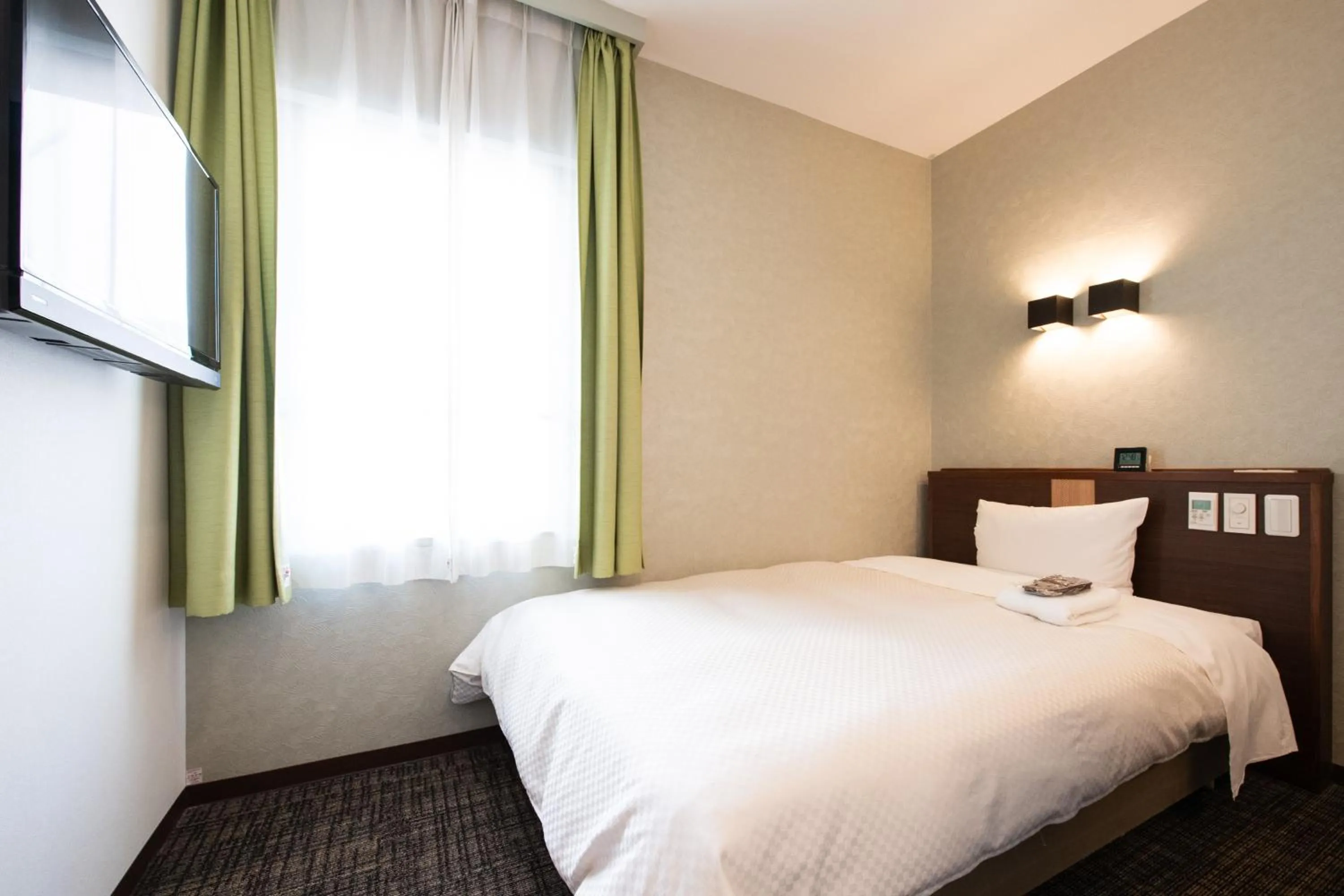 Photo of the whole room, Bed in Ueno First City Hotel