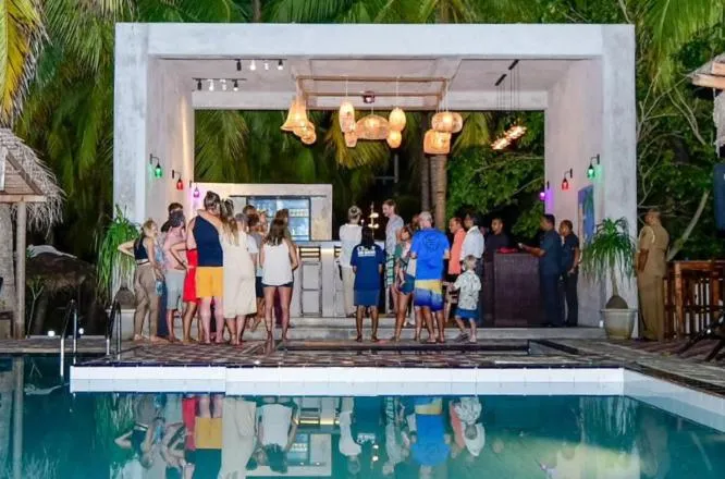 Swimming pool in De Silva Palm Resort