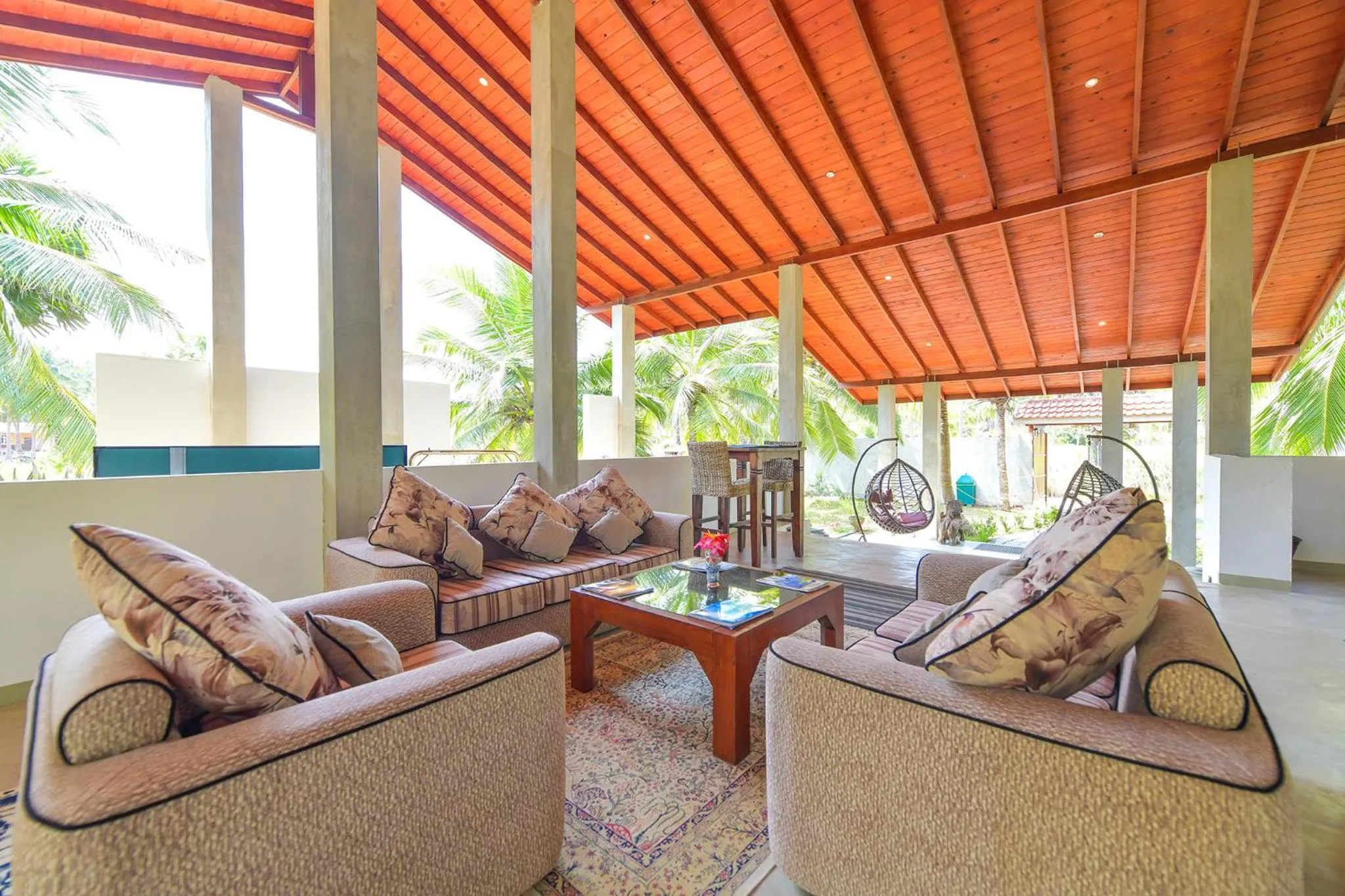 Lobby or reception in De Silva Palm Resort