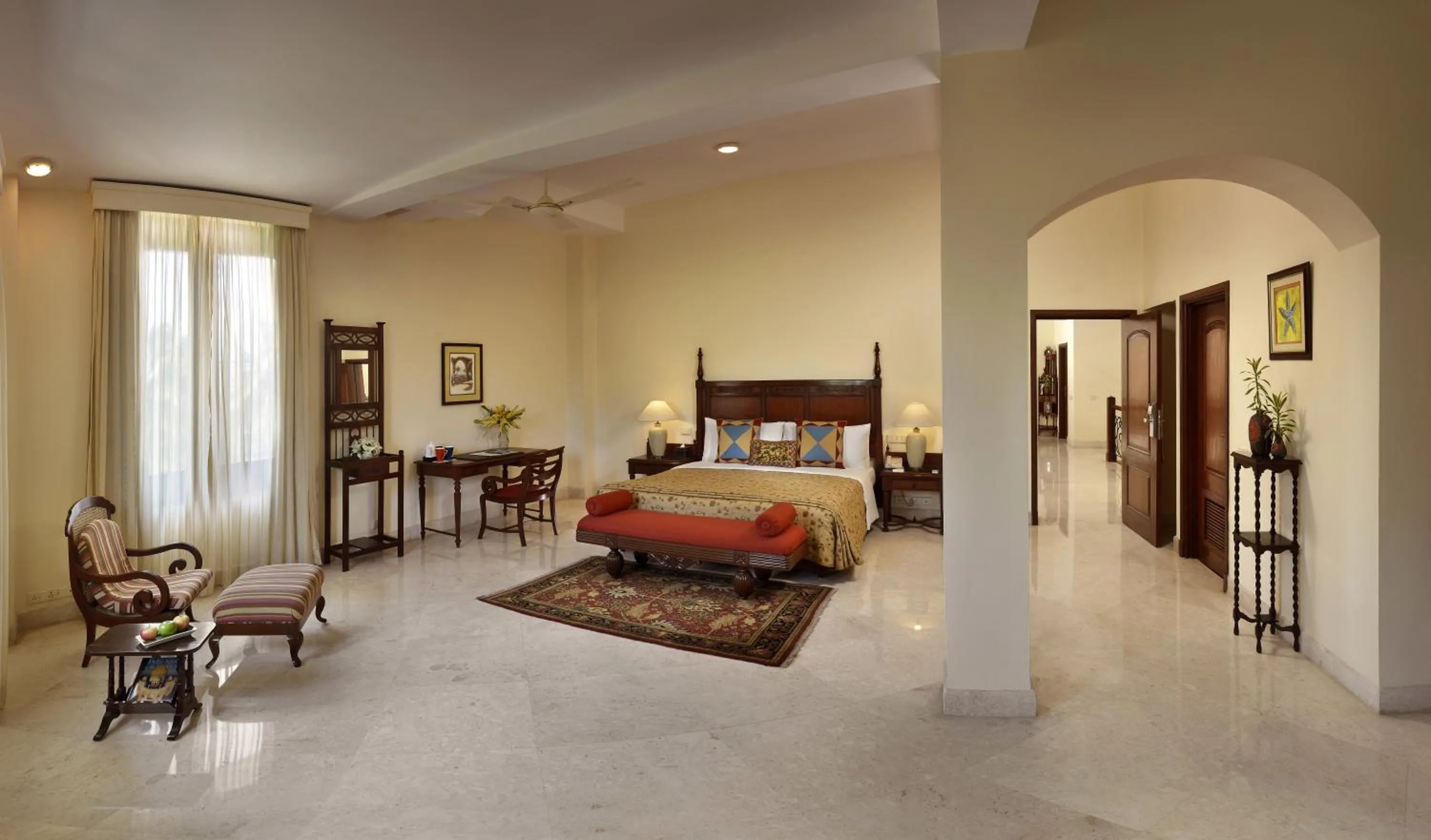 Photo of the whole room, Bed in The LaLiT Golf & Spa Resort Goa