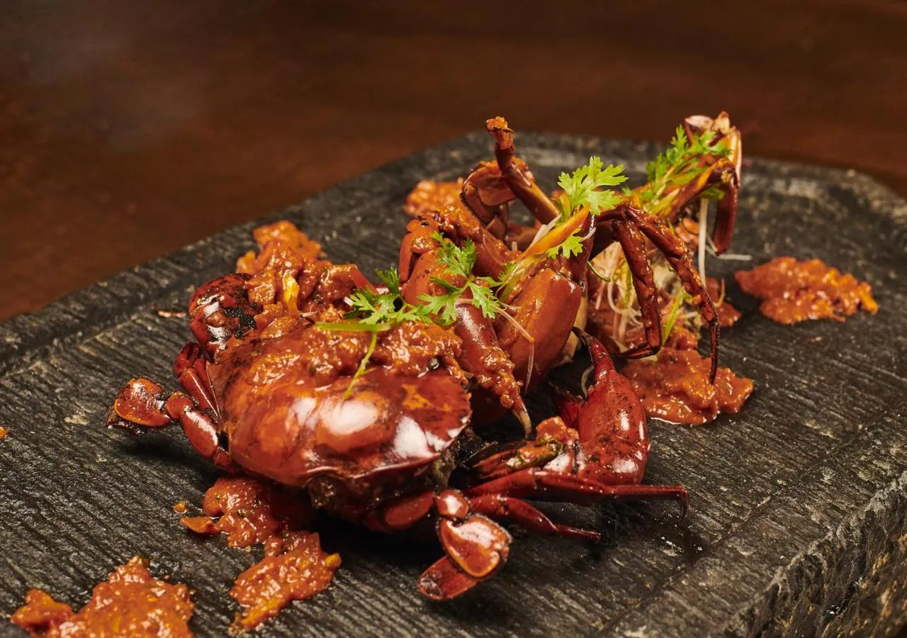 Food close-up in The LaLiT Golf & Spa Resort Goa