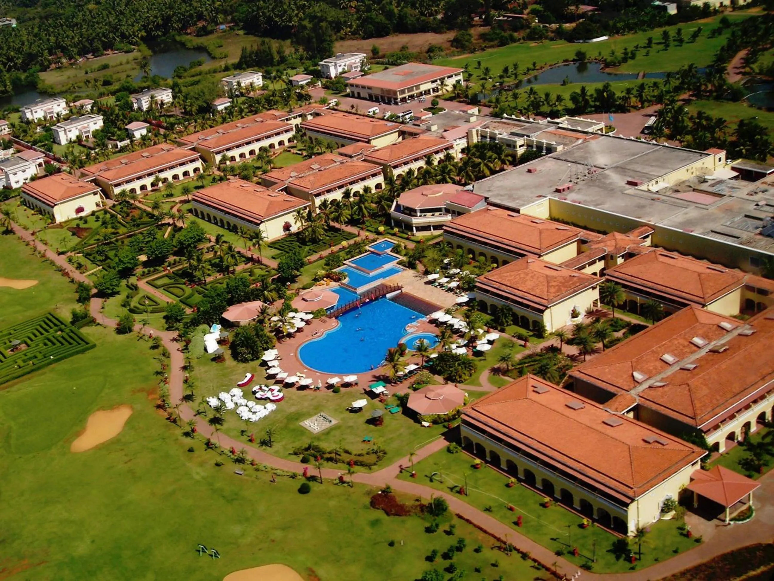 Bird's eye view in The LaLiT Golf & Spa Resort Goa
