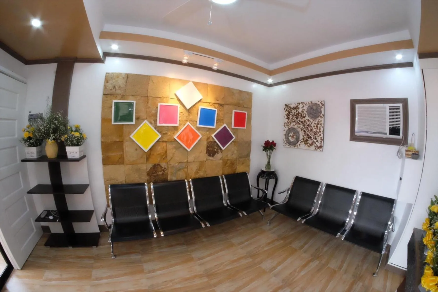 Lobby or reception in L & M Hearthstones Lodge