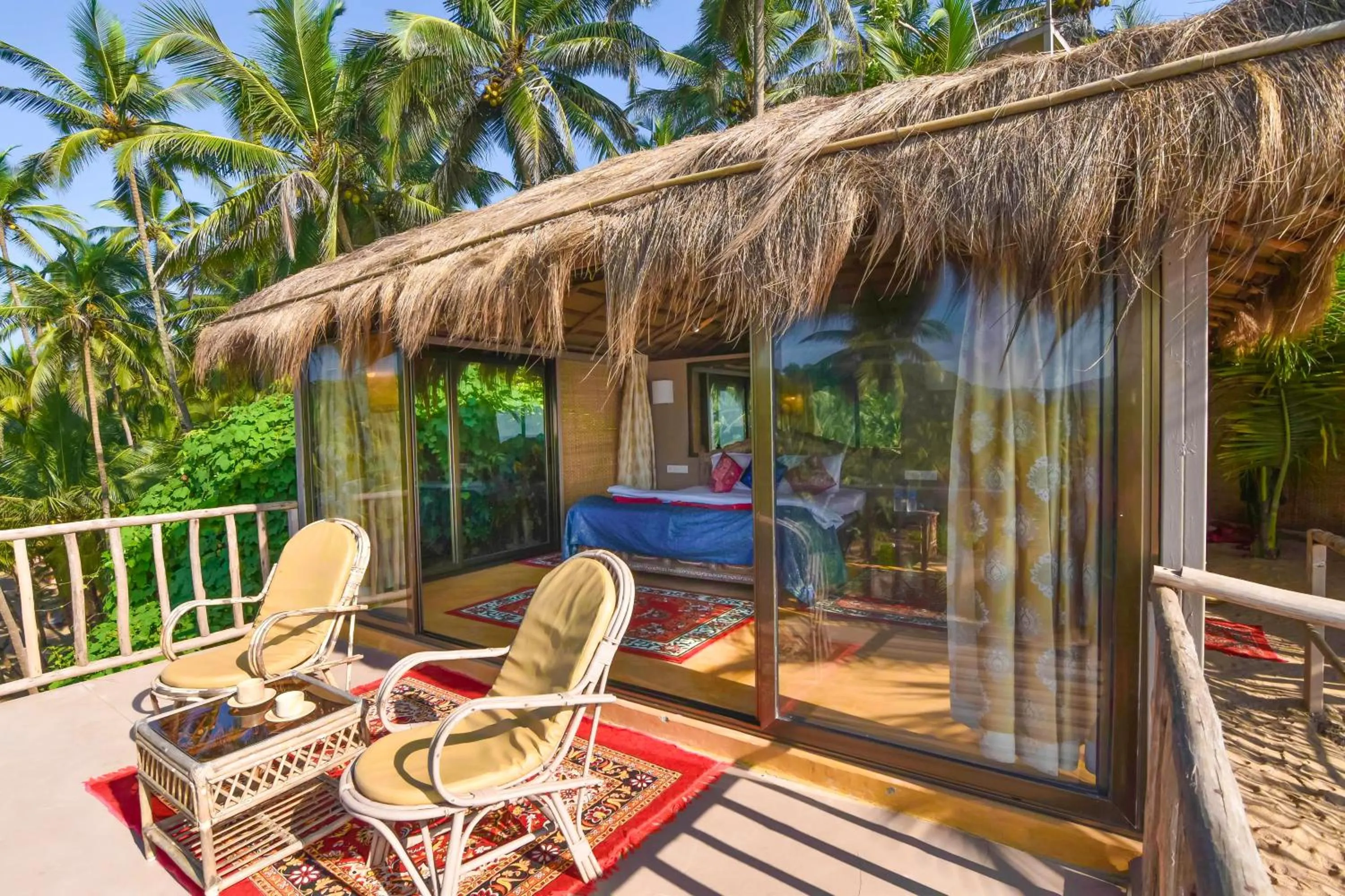 Balcony/Terrace in Dwarka Beach Resort Goa
