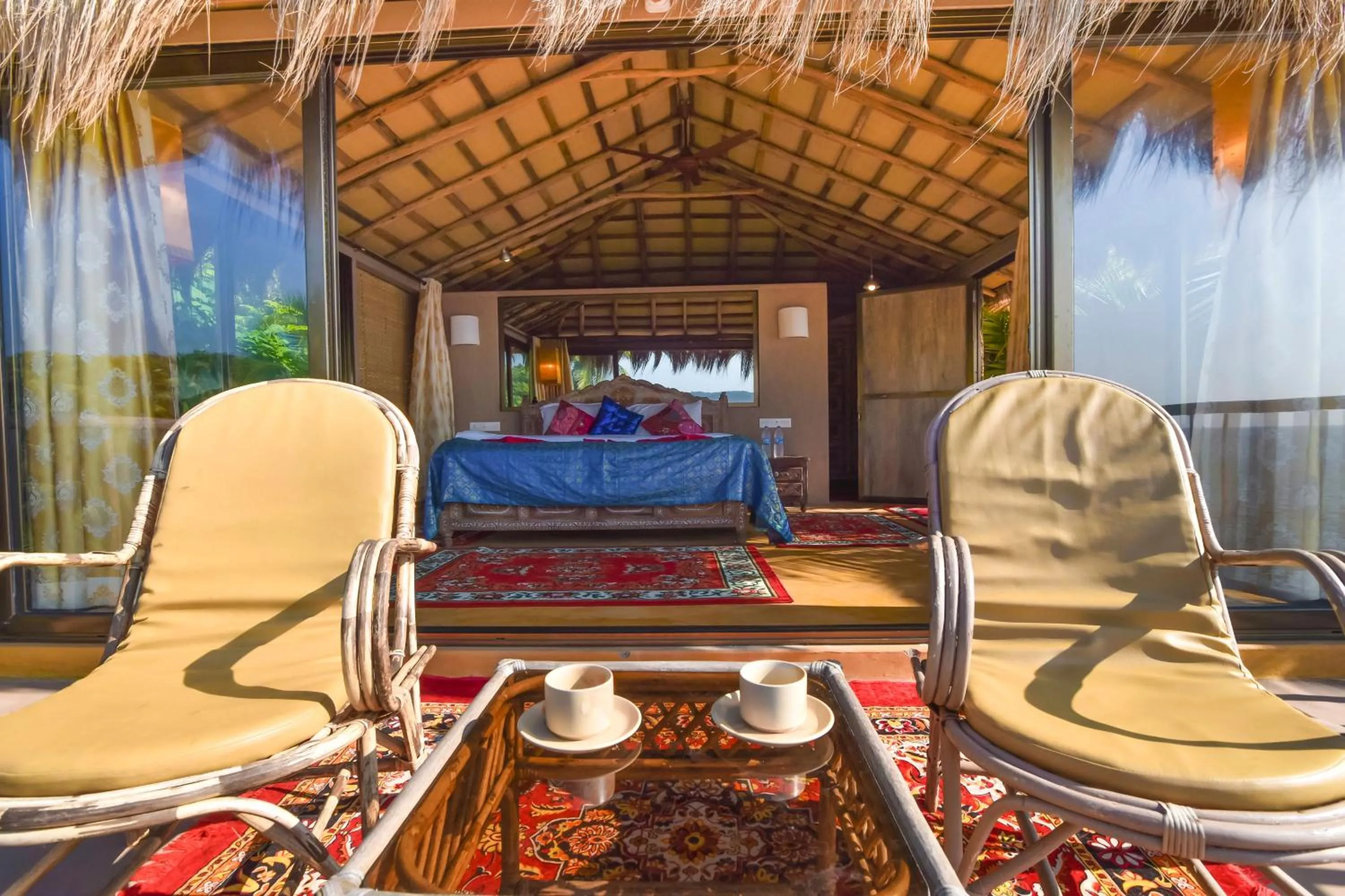 Balcony/Terrace in Dwarka Beach Resort Goa