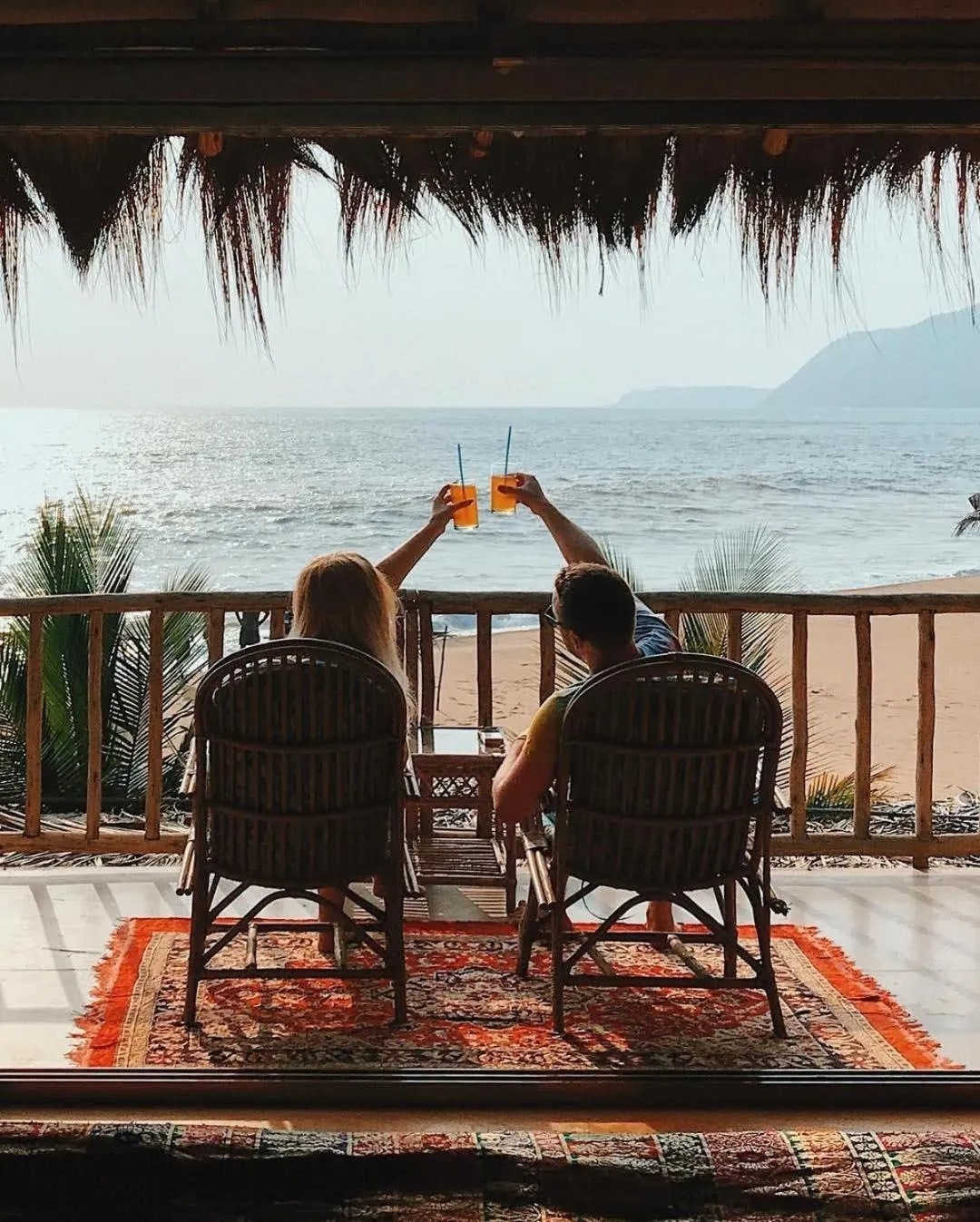 Balcony/Terrace in Dwarka Beach Resort Goa