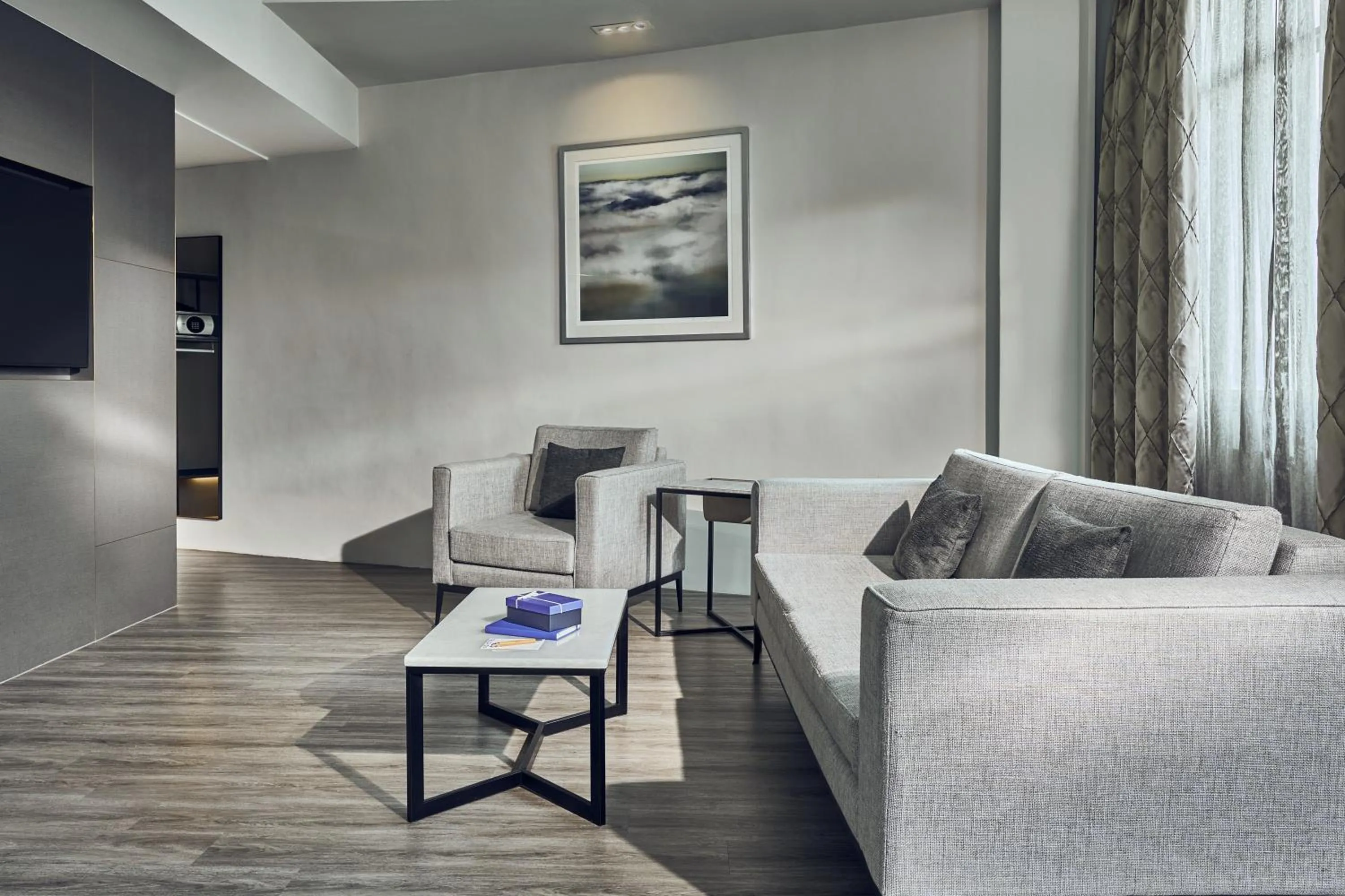 Seating area in Novotel Singapore on Kitchener