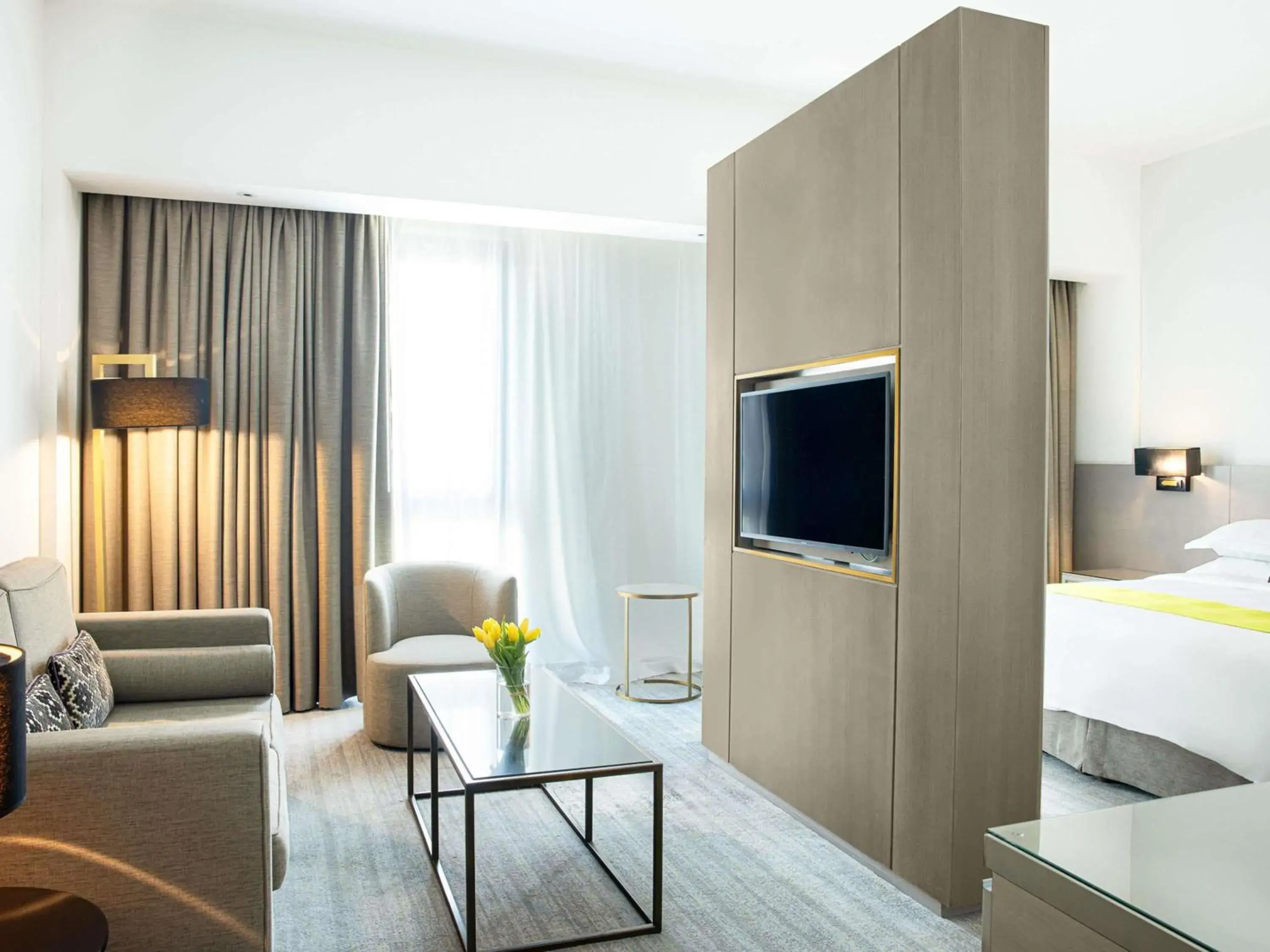 Junior King Suite with Sofa Bed in Novotel Muscat Airport Junior King Suite with Sofa Bed in Novotel Muscat Airport