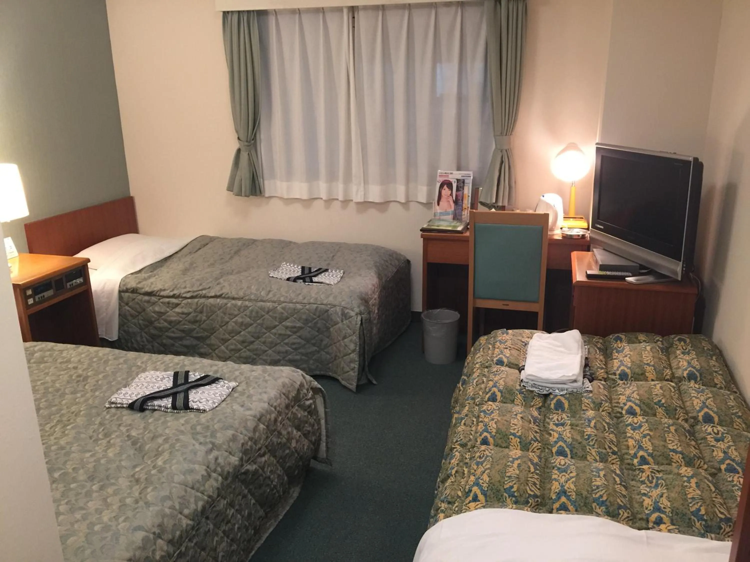 Bed in Hotel Tateshina