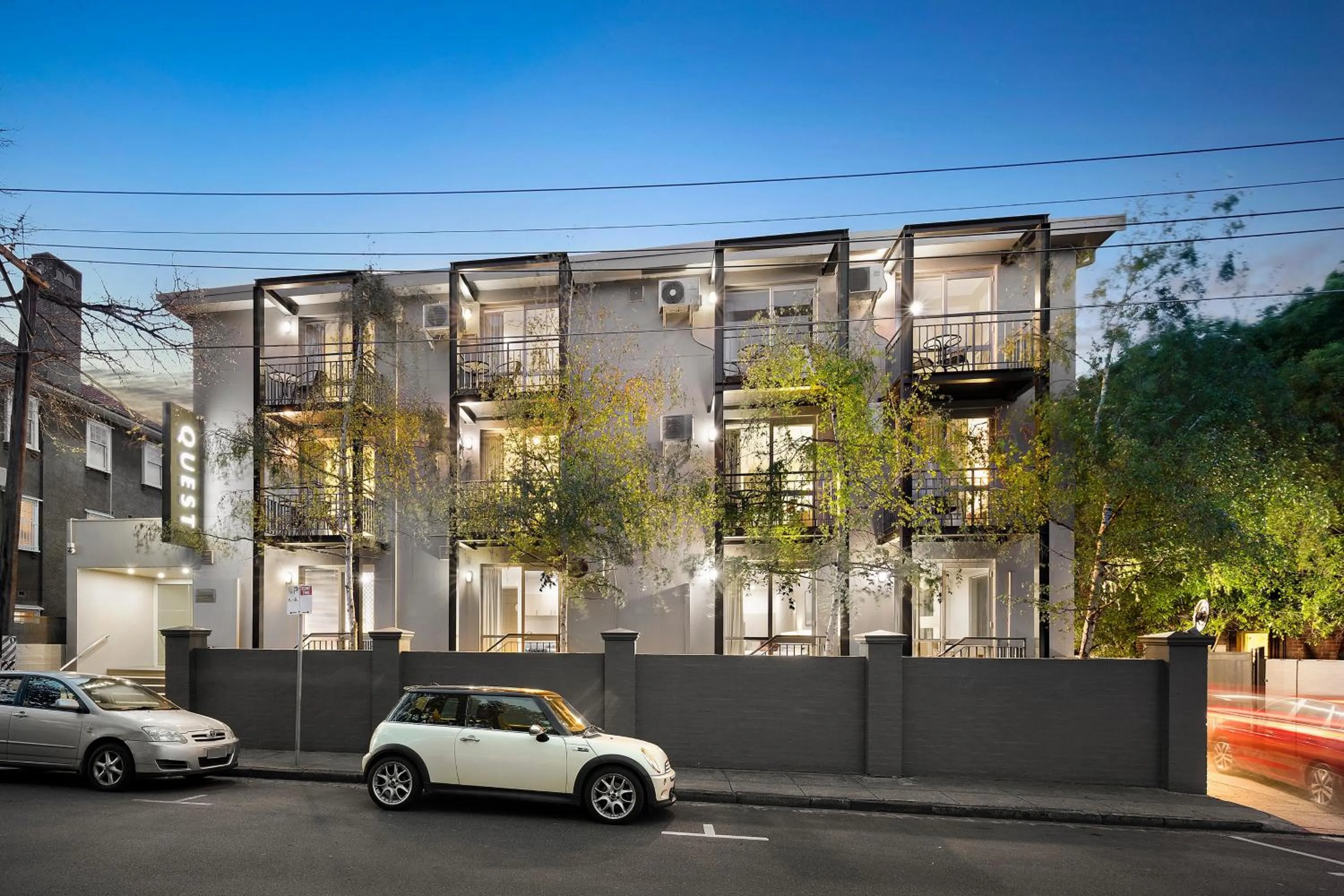 Facade/entrance in Quest St Kilda Bayside