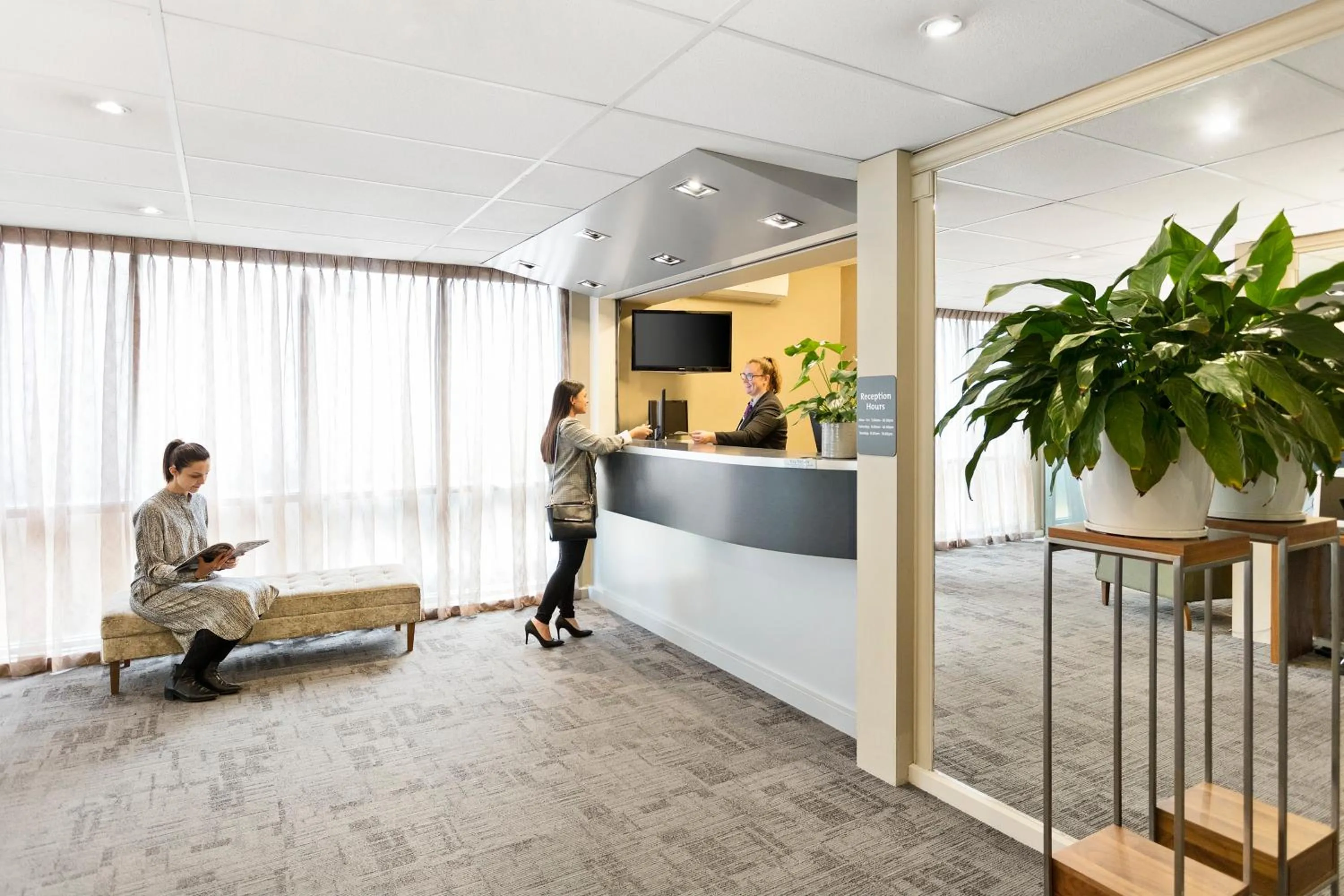 Lobby or reception in Quest St Kilda Bayside