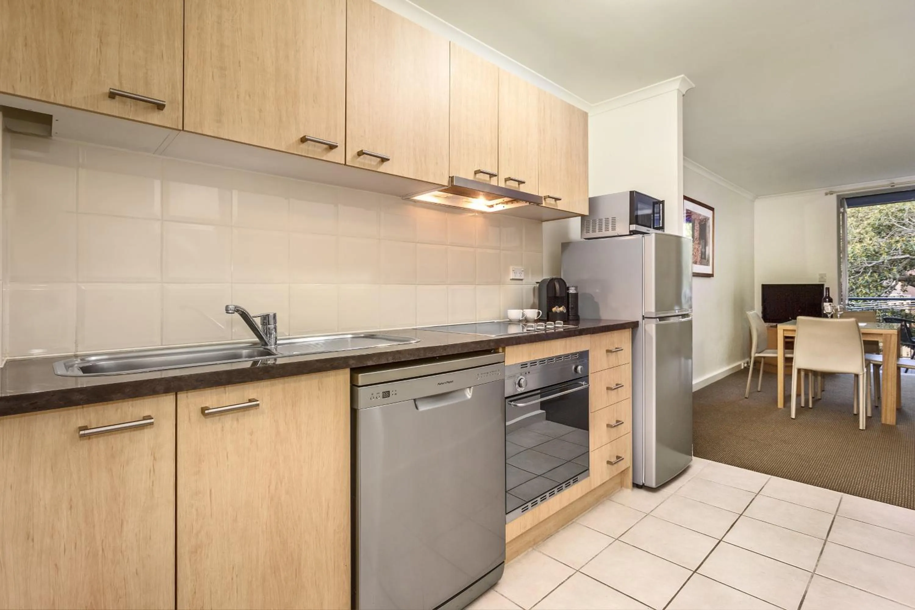 Kitchen or kitchenette in Quest St Kilda Bayside