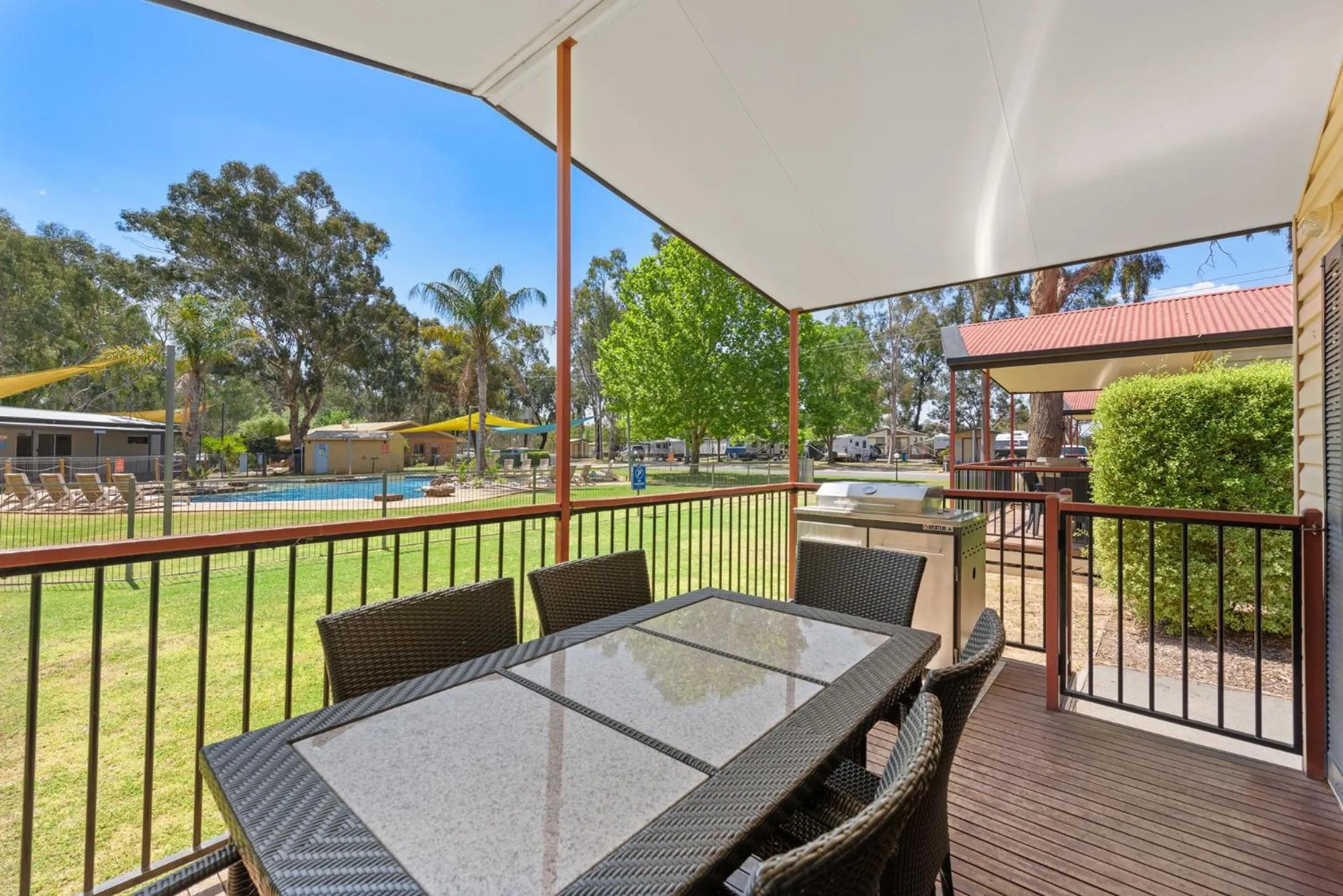 Balcony/Terrace in Discovery Parks - Moama West
