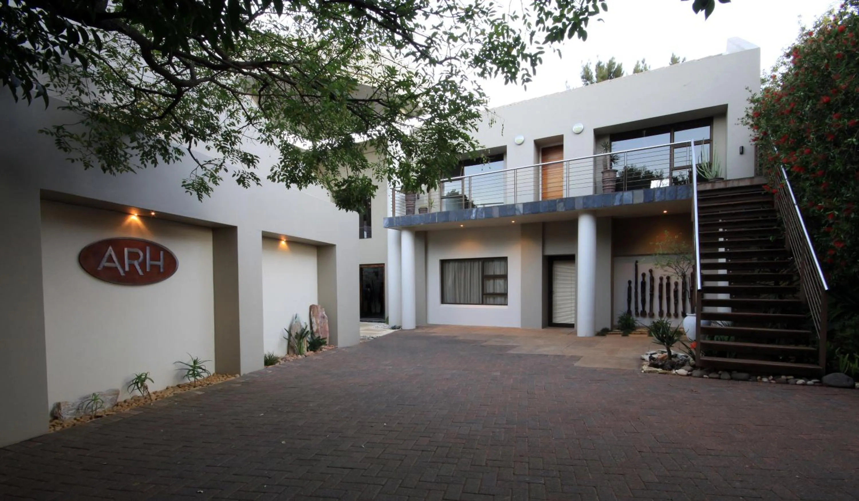 Facade/entrance in African Rock Hotel & Spa, a "Boutique Lifestyle Resort"