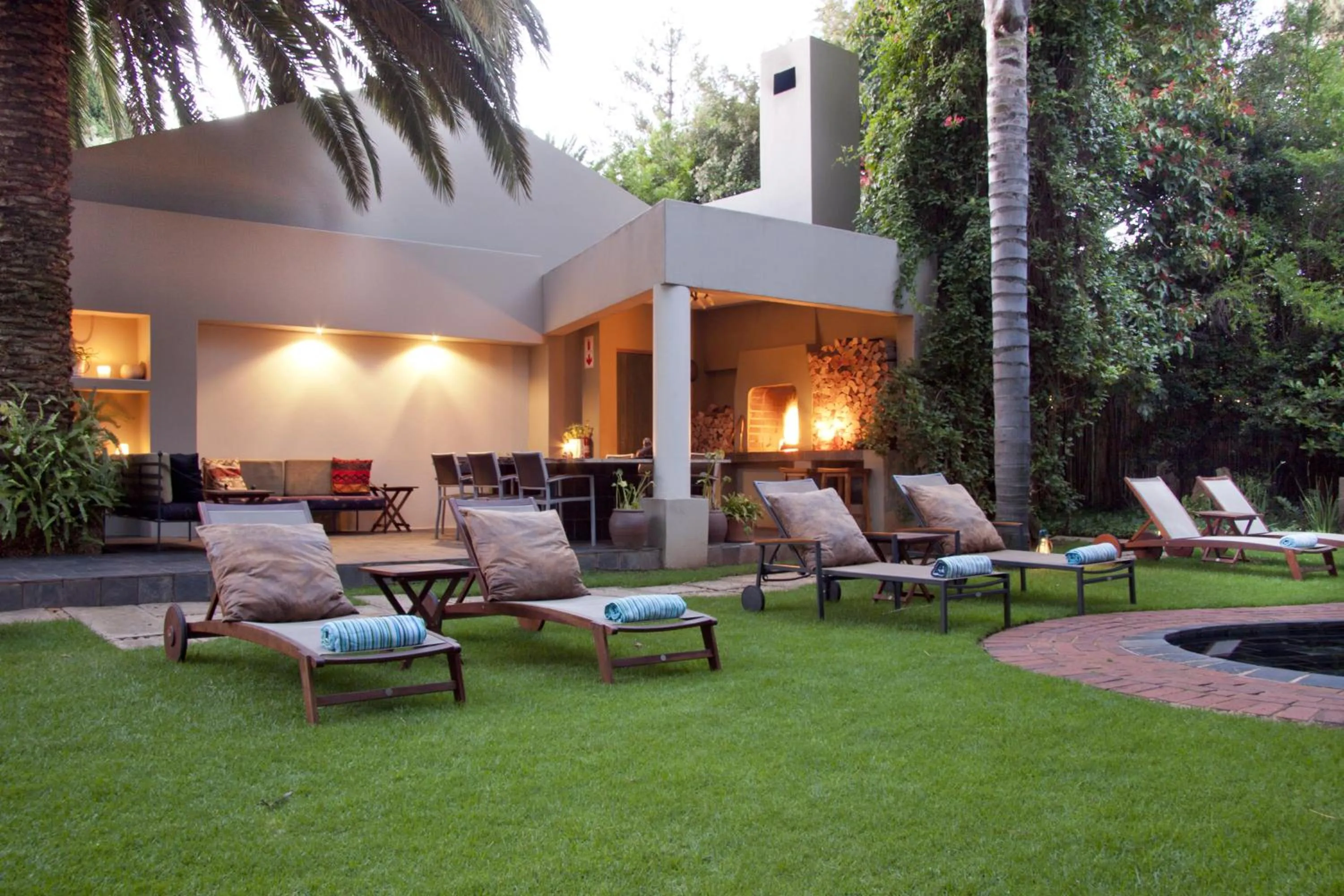 Garden in African Rock Hotel & Spa, a "Boutique Lifestyle Resort"