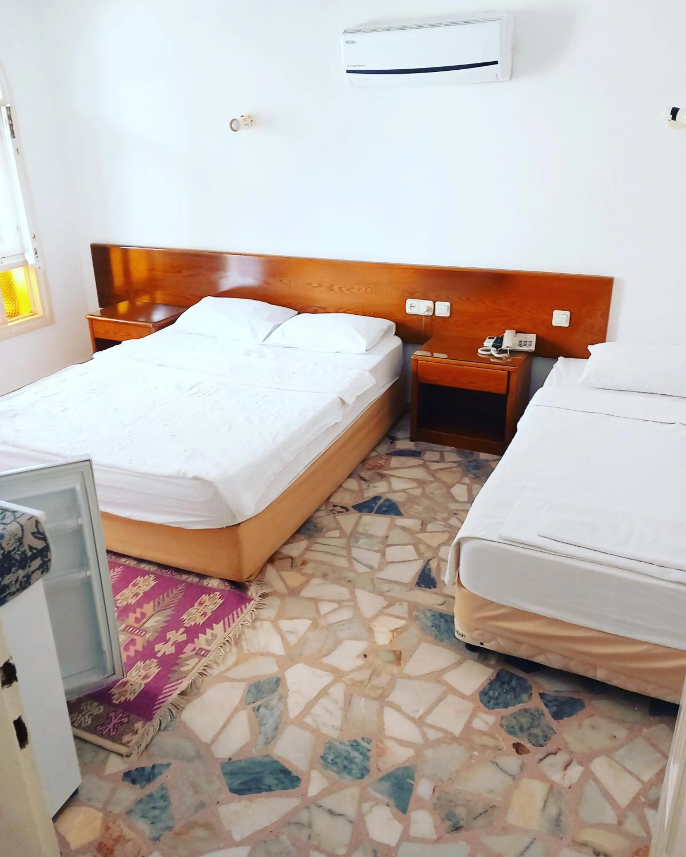 Bed in Hotel Anadolu