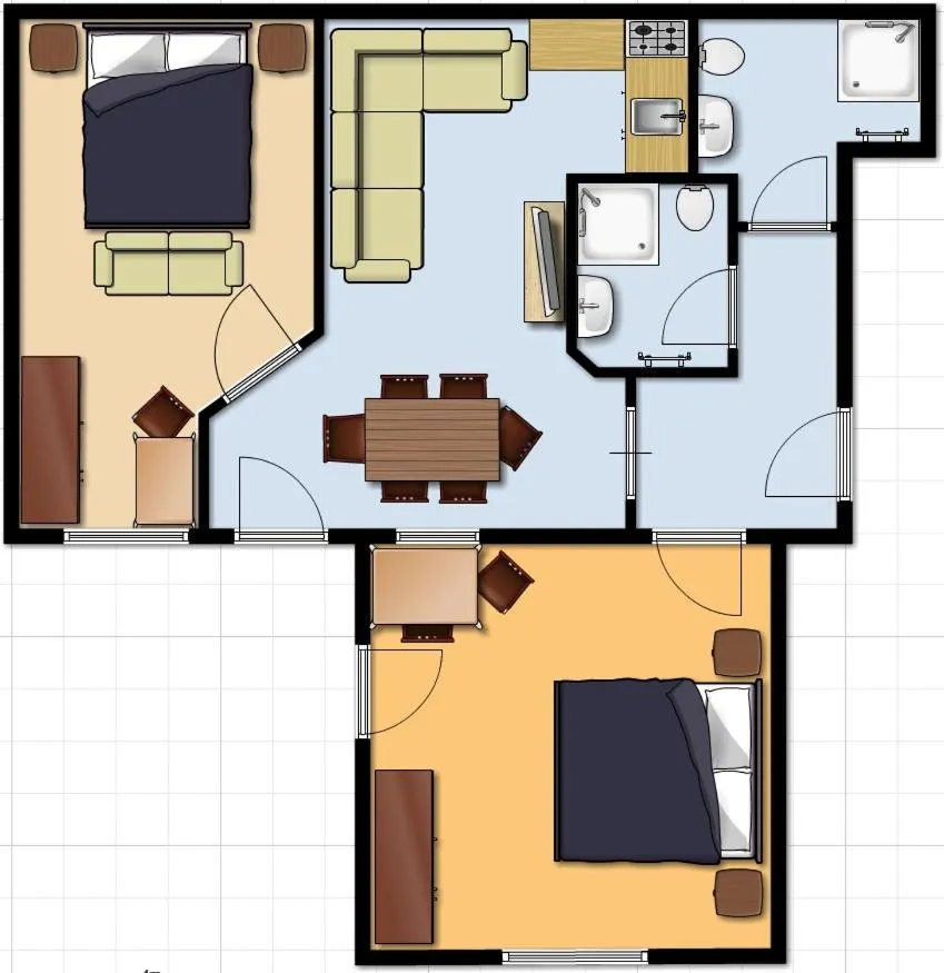 Floor plan in Hotel Garni Försterheim