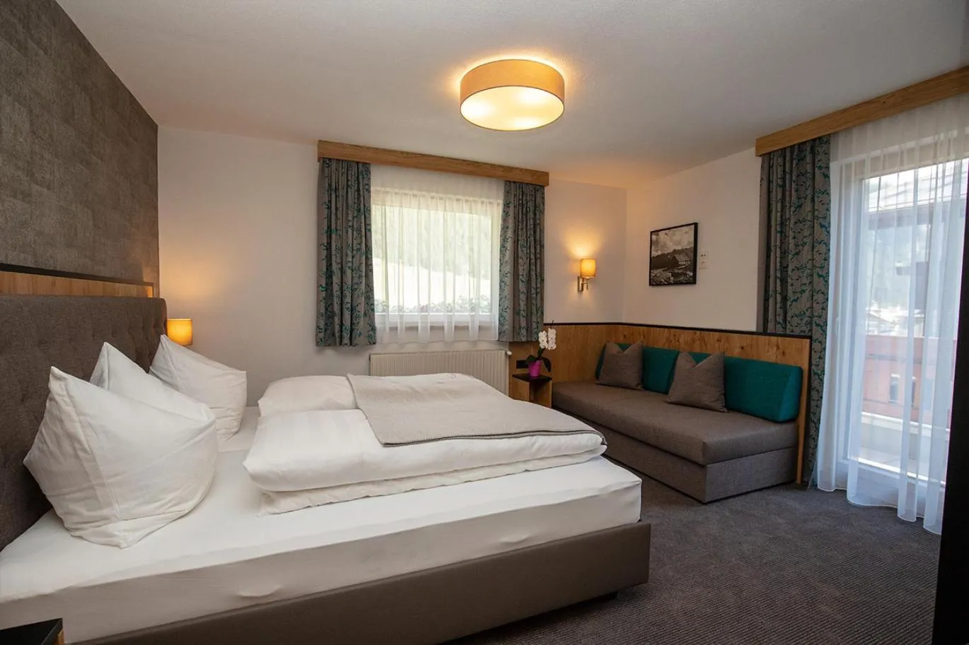 Bedroom, Bed in Hotel Garni Försterheim