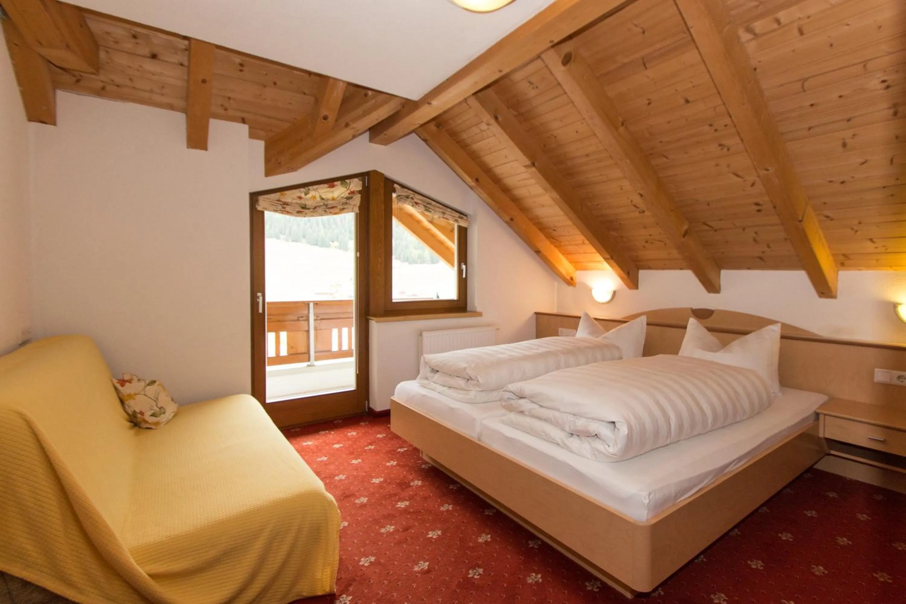 Bedroom, Bed in Hotel Garni Försterheim