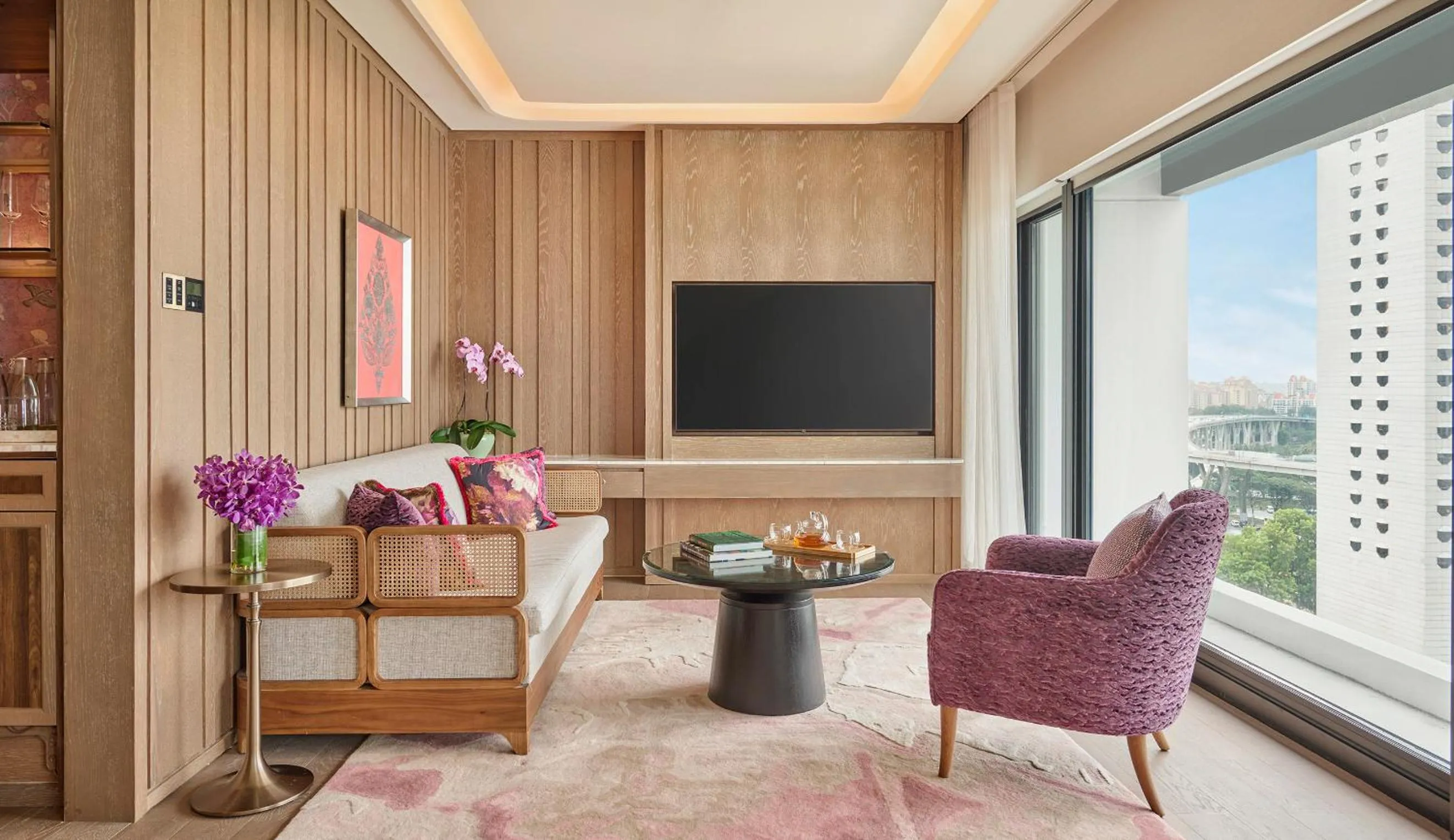 Living room in Mandarin Oriental, Singapore