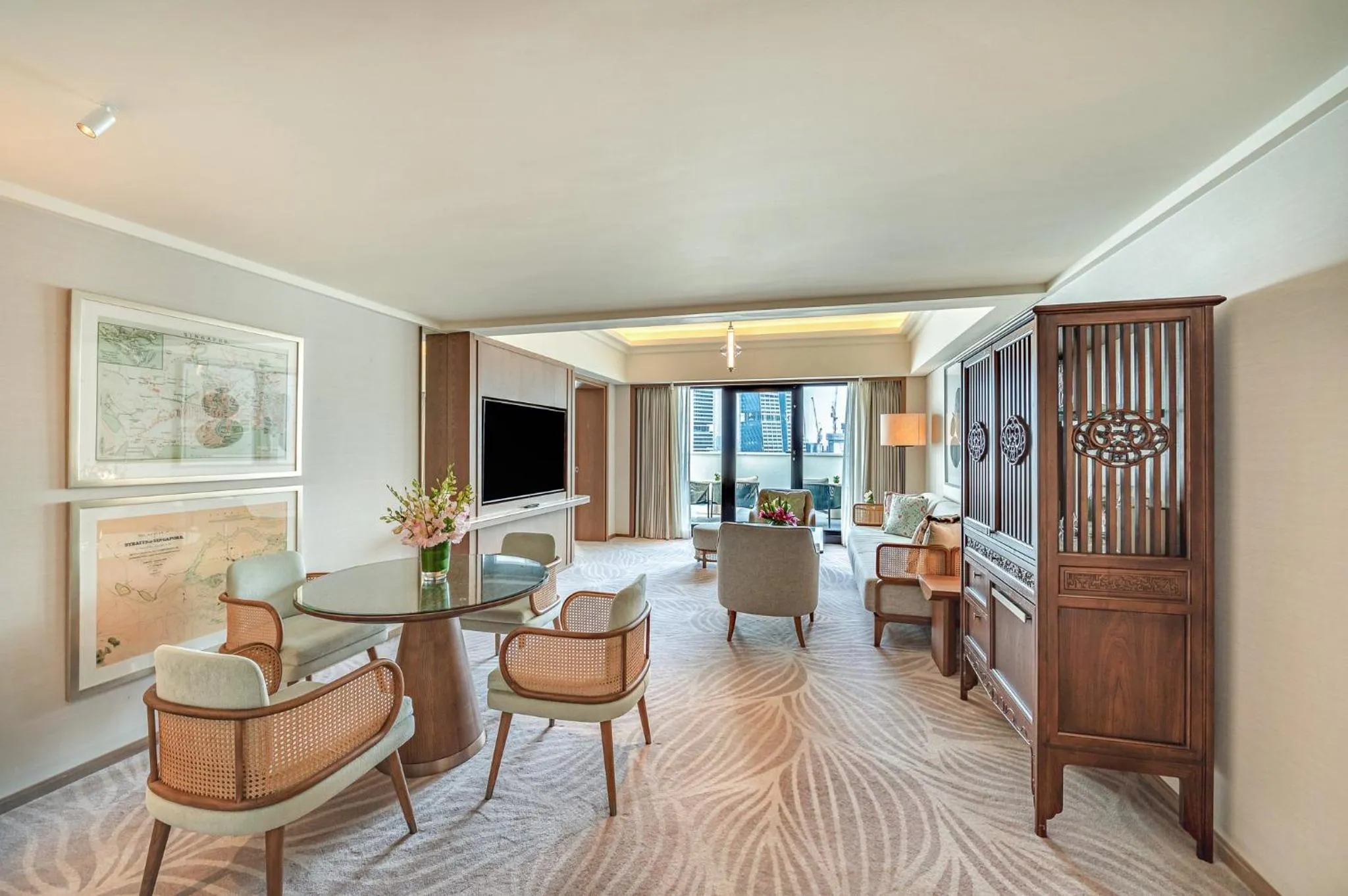 Bedroom in Mandarin Oriental, Singapore