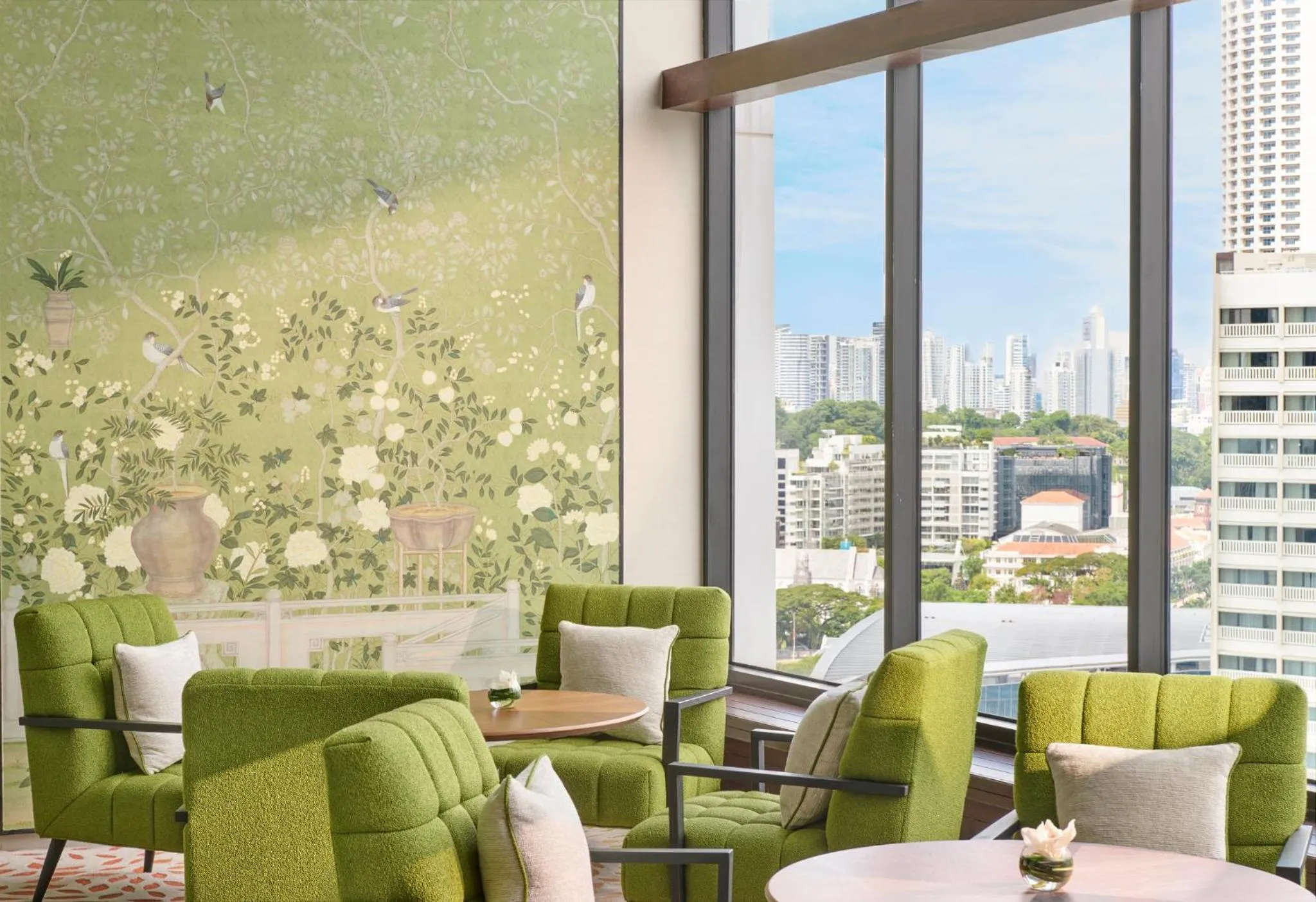 Lobby or reception in Mandarin Oriental, Singapore
