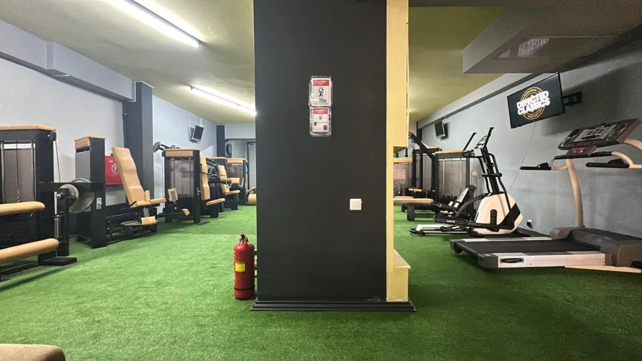 Fitness centre/facilities in Thalia deco City & Beach Hotel