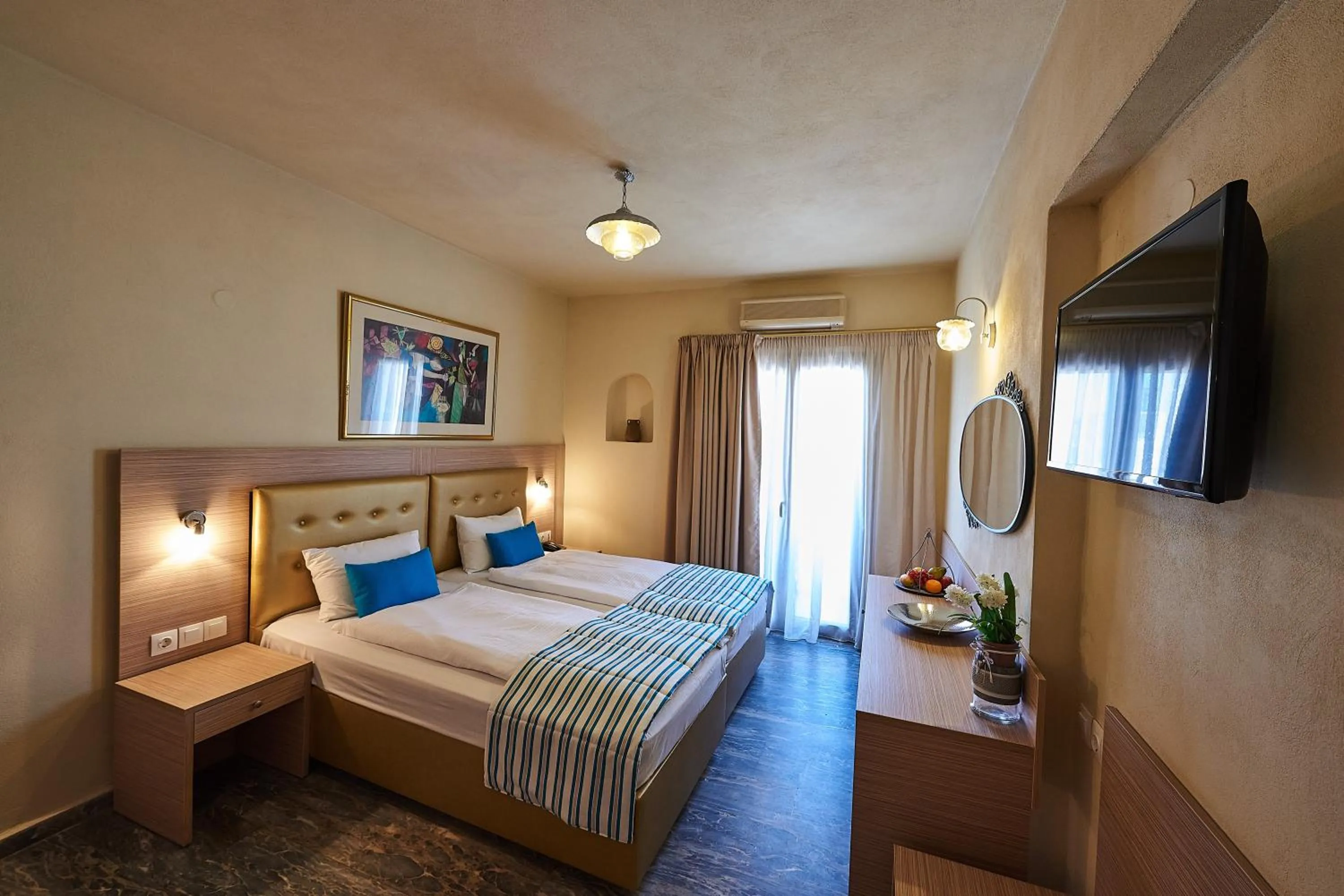 Bed in Thalia deco City & Beach Hotel