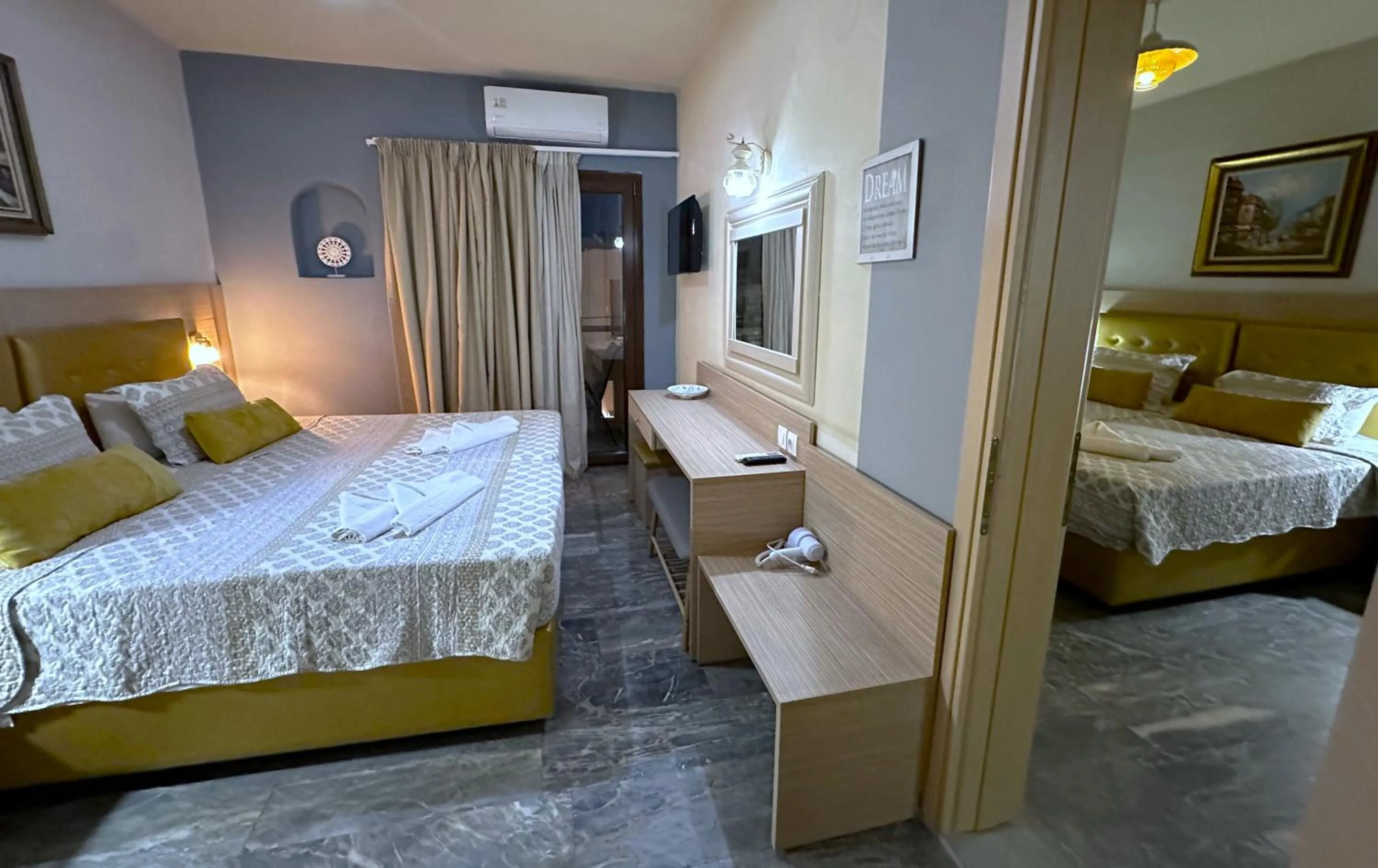 Bed in Thalia deco City & Beach Hotel