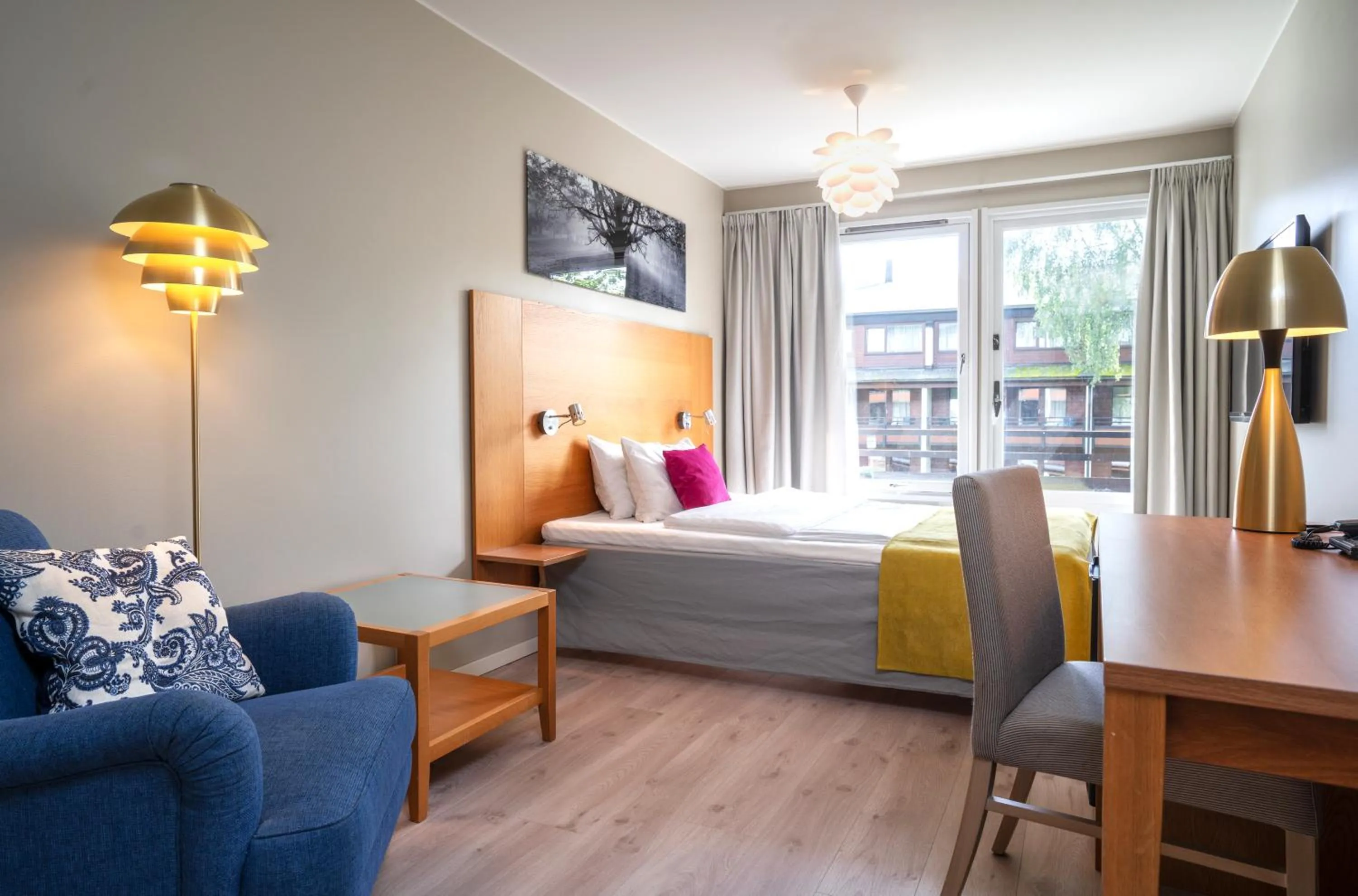 Bed in Thon Hotel Vettre