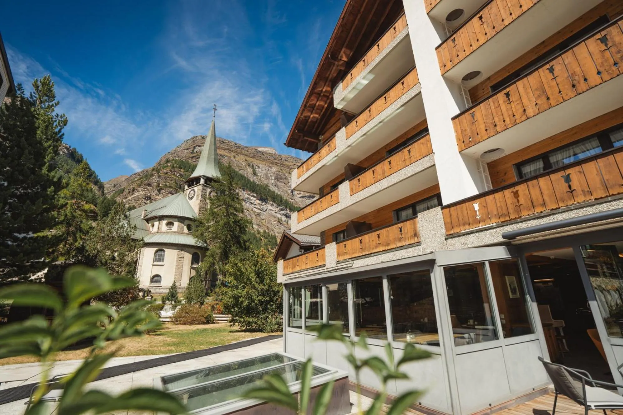 Property building in Hotel Matterhornblick