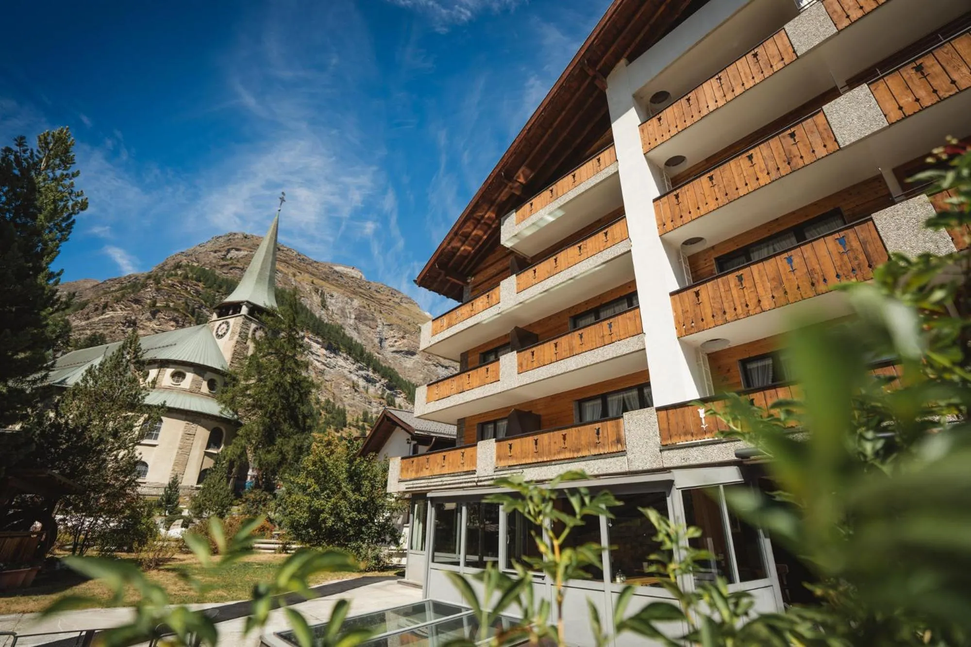 Property building in Hotel Matterhornblick